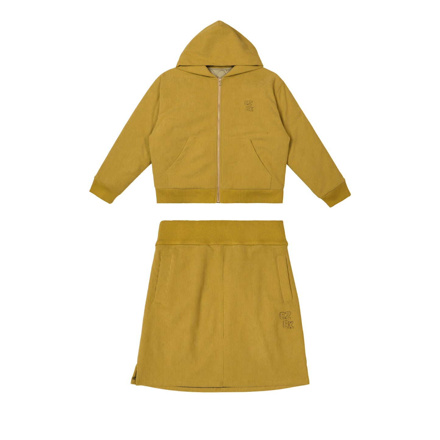 긴팔 루즈 캐주얼 재킷 셋업