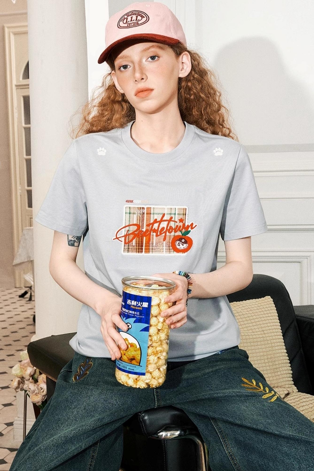 Vintage Embroidered Tee