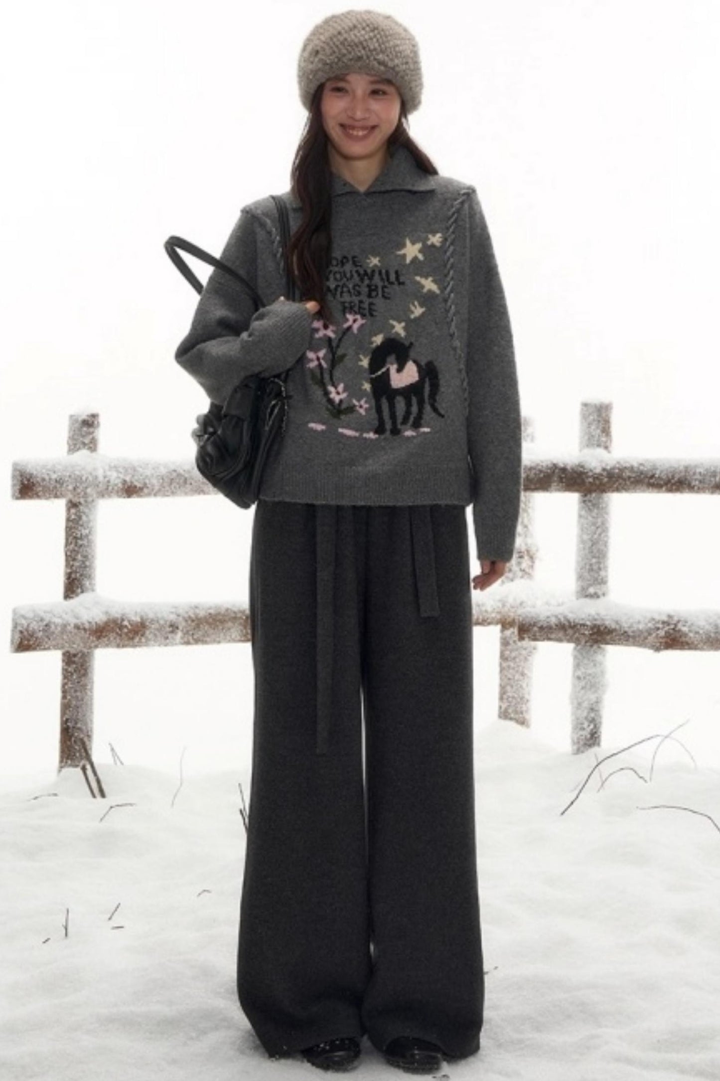 Free-Spirited Knit Sweater