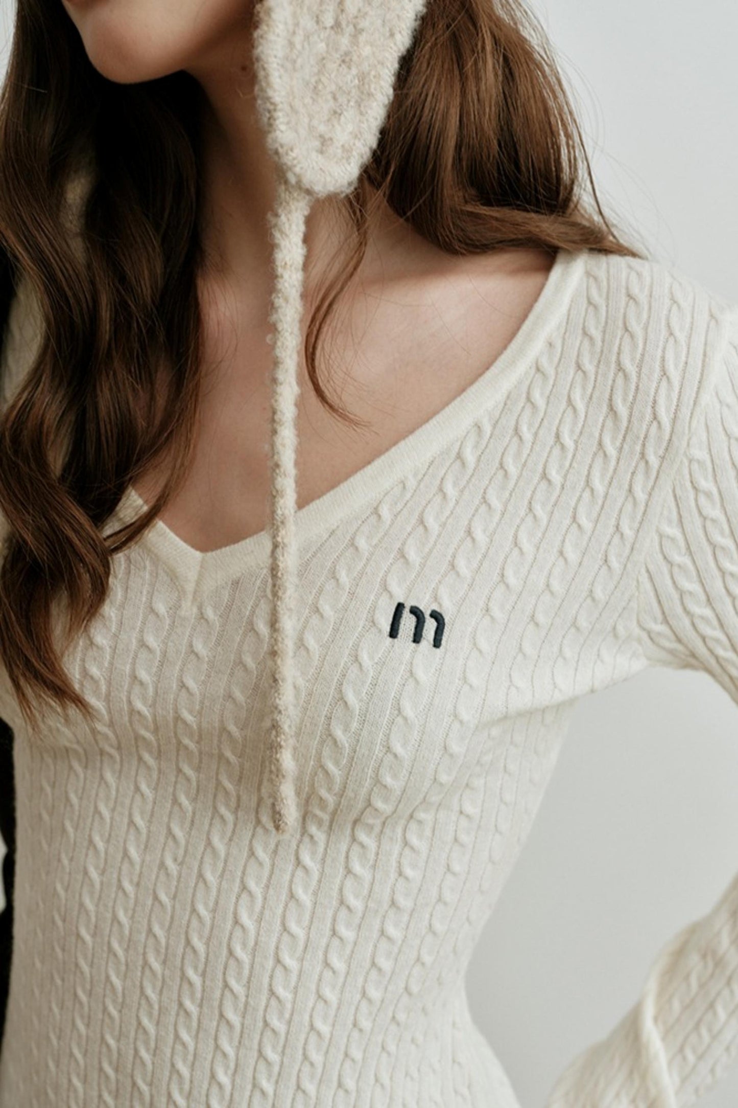 Velvet Twist Knitting Top