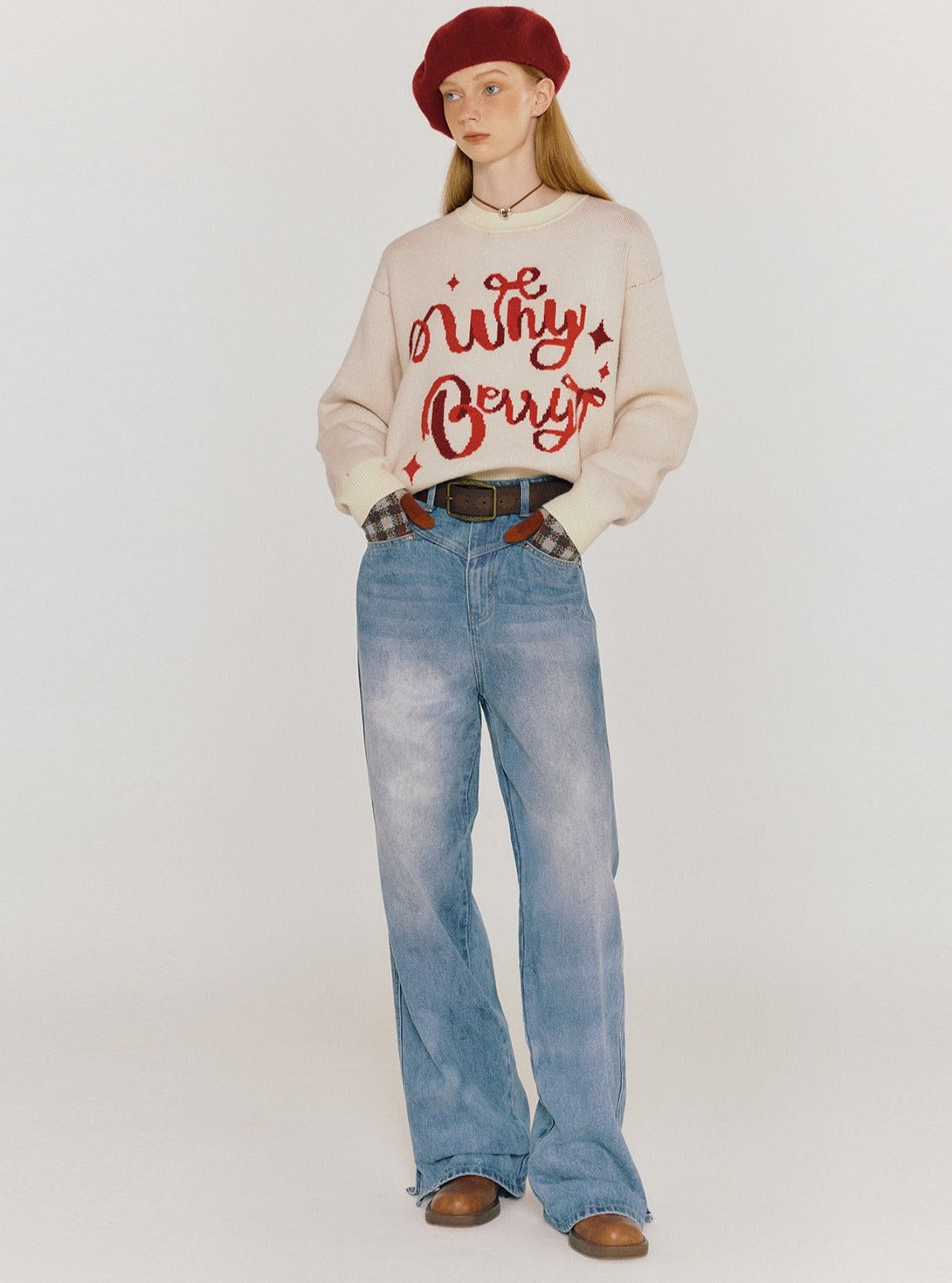 Vintage Light Blue Straight Leg Jeans Pants