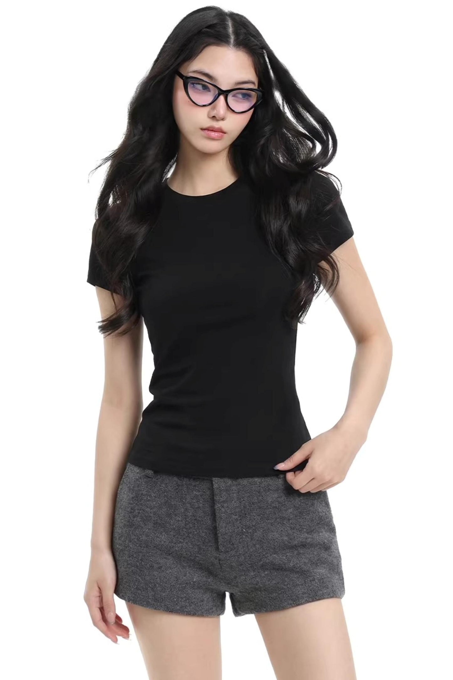 Black Summer Slimming Top