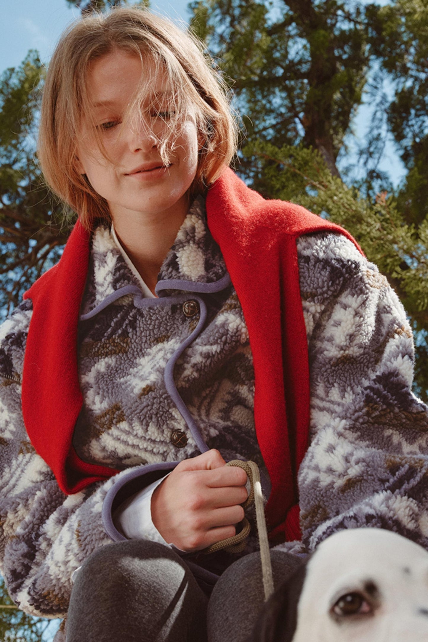 Fair Isle Lamb Wool Jacket