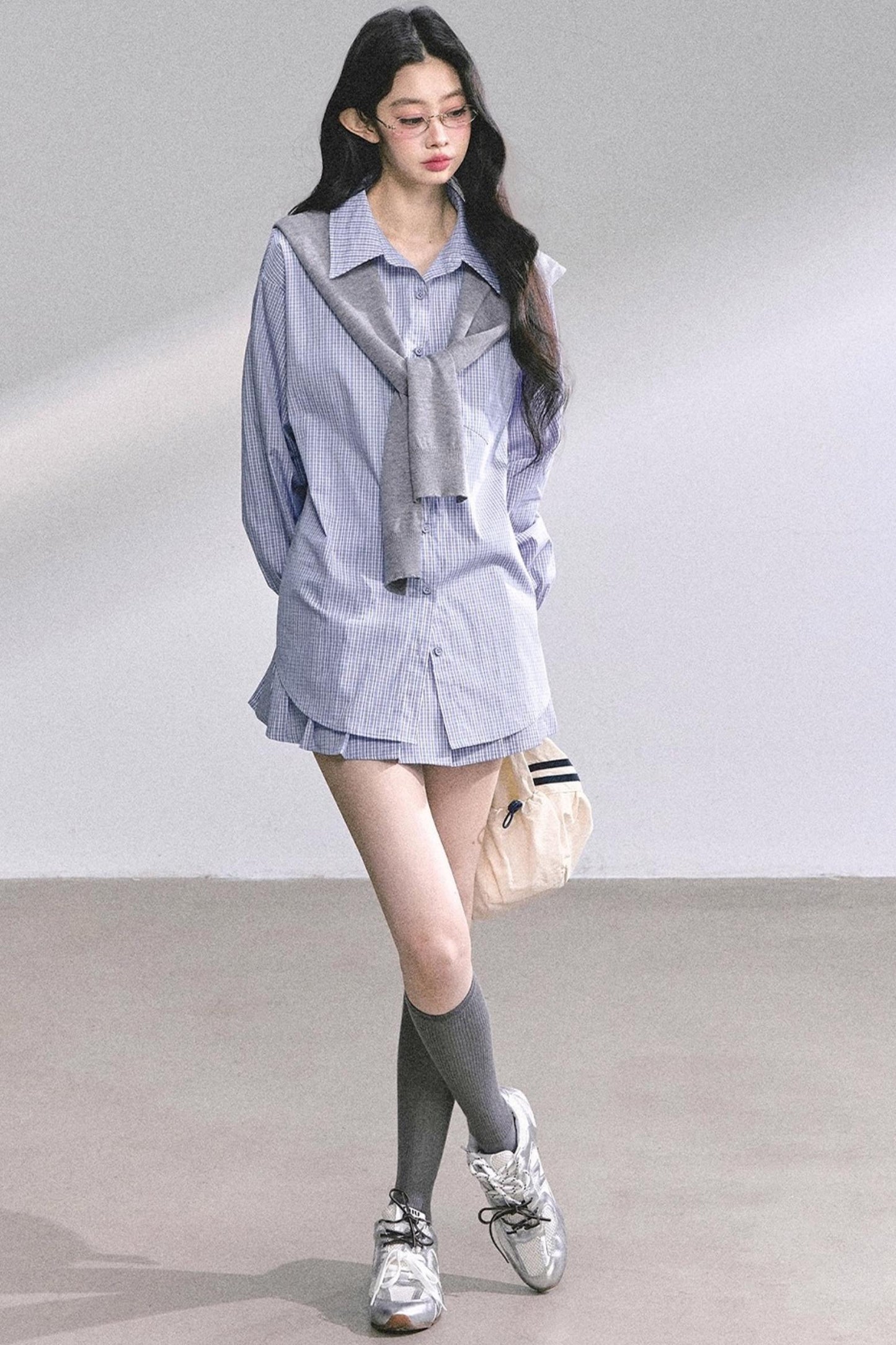 Autumn Plaid Suit Set