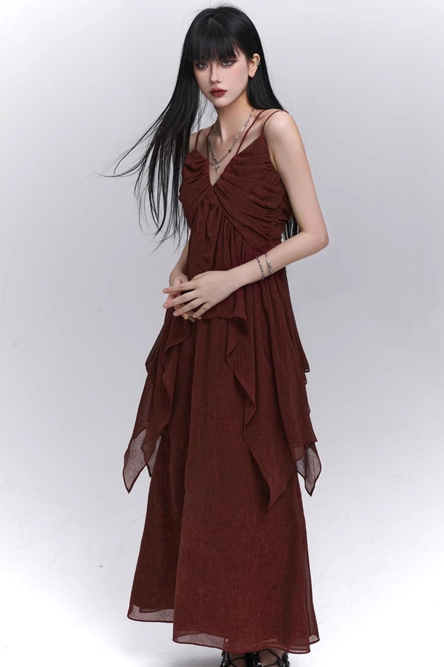 Pink Ghost Girl Skirt Set