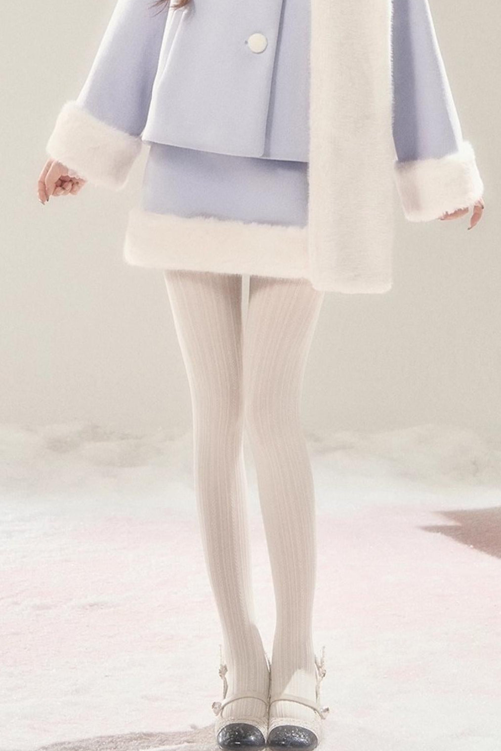Hokkaido Tweed Coat and Skirt Set-Up