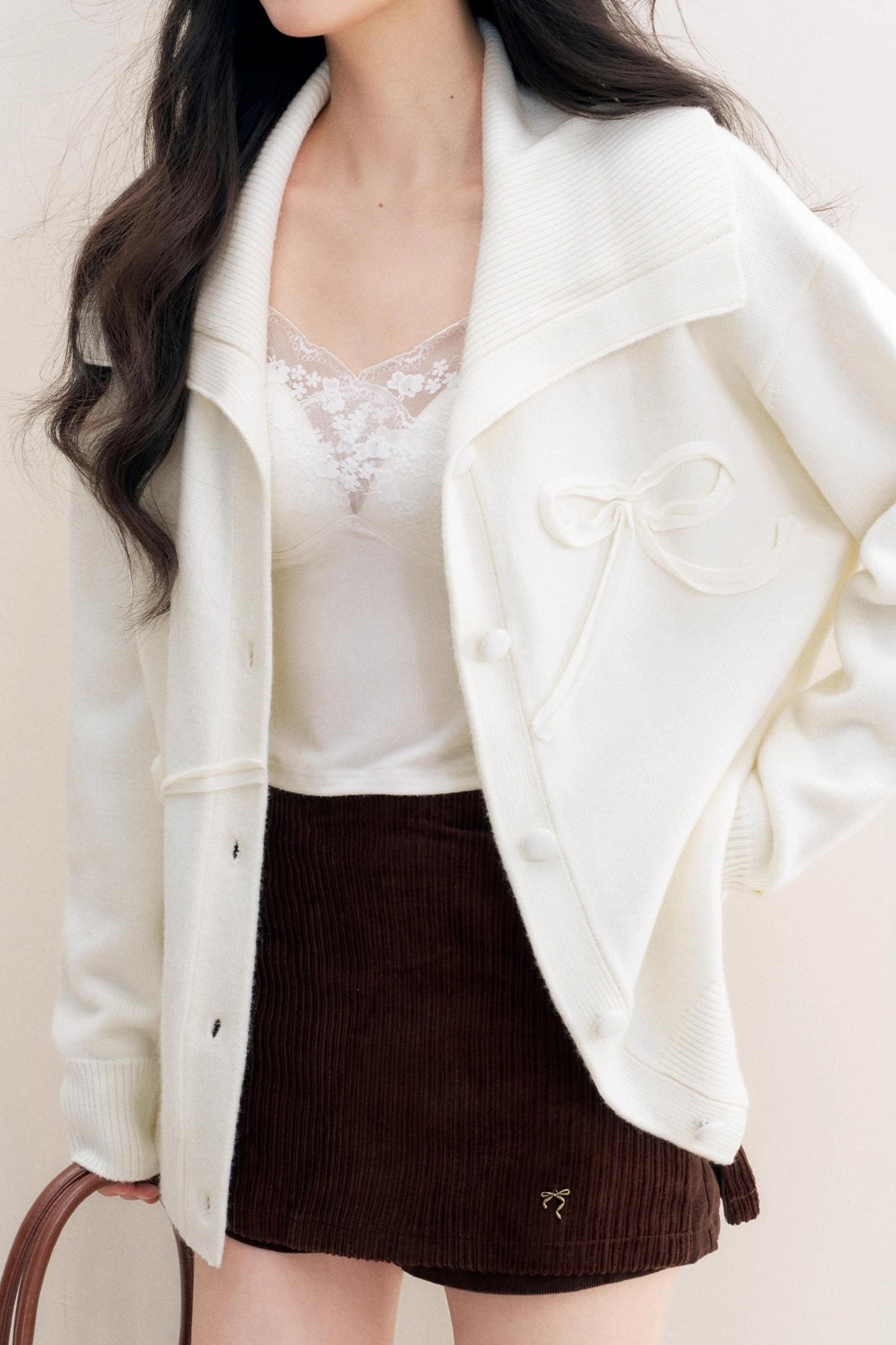 Lazy Sheep Wool Knit Cardigan