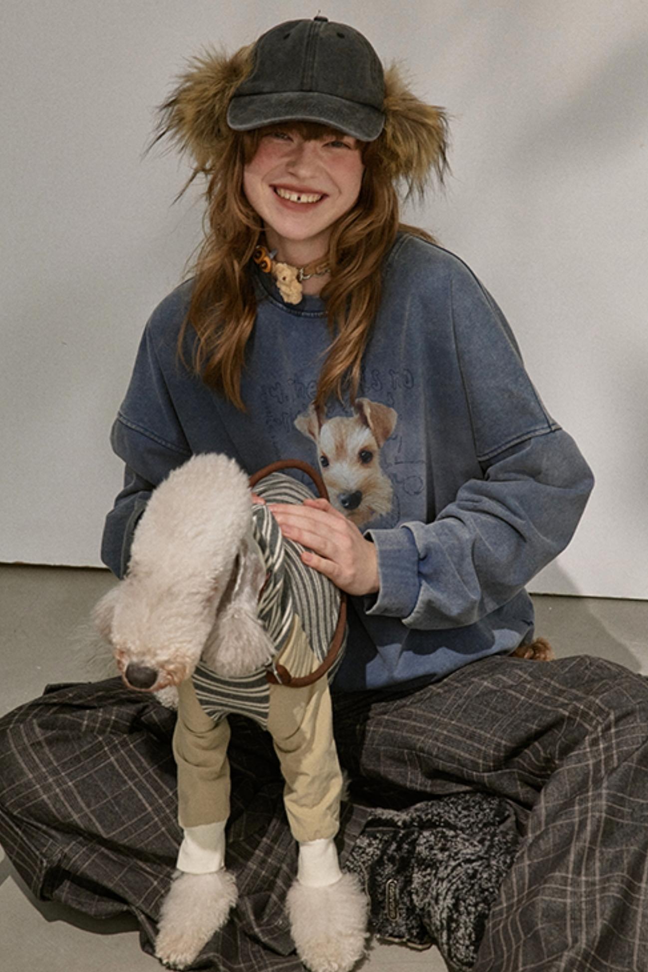 Lazy Vintage Style Pullover Top