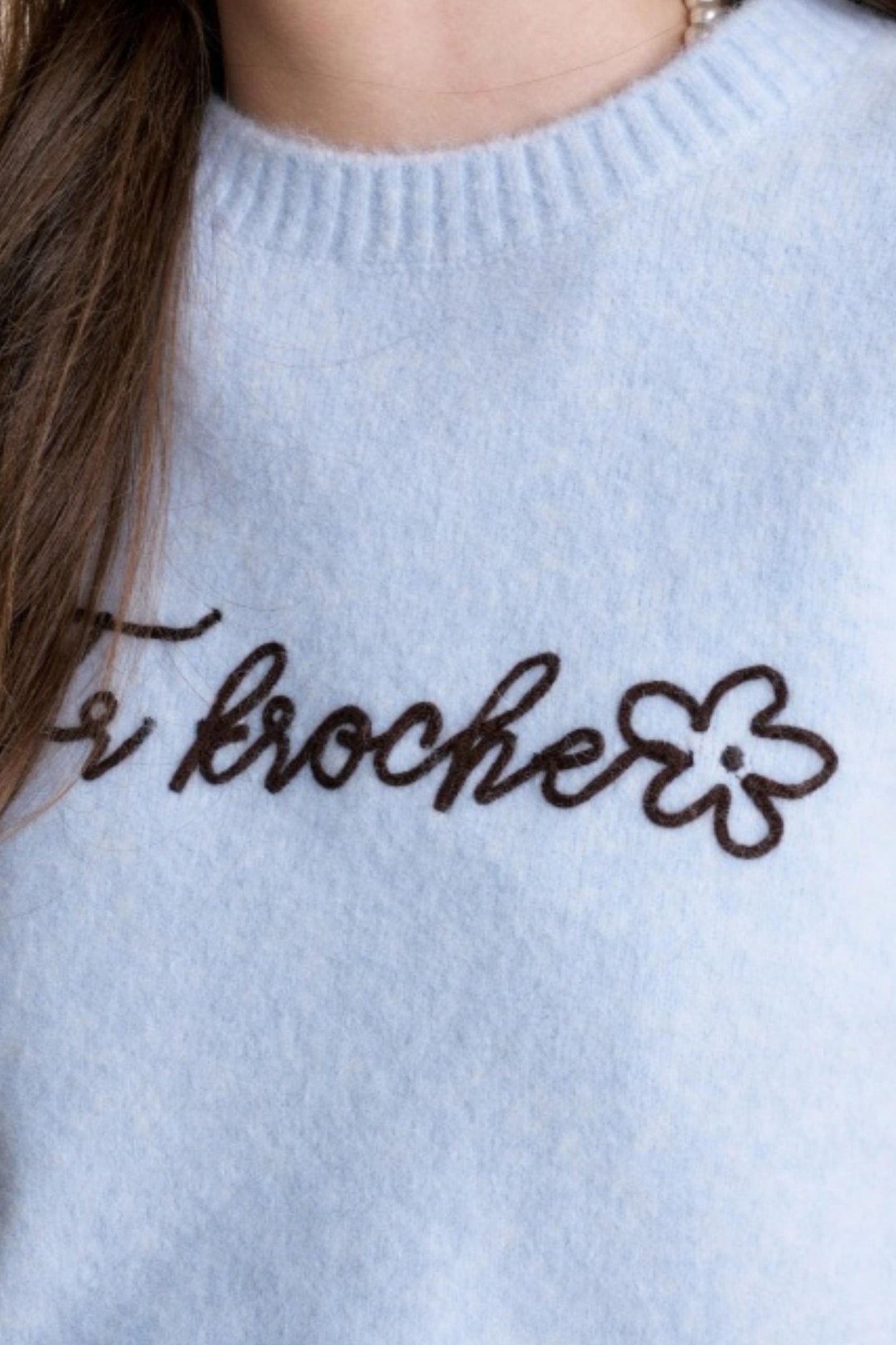 Sea Salt Wool Ribbon Sweater