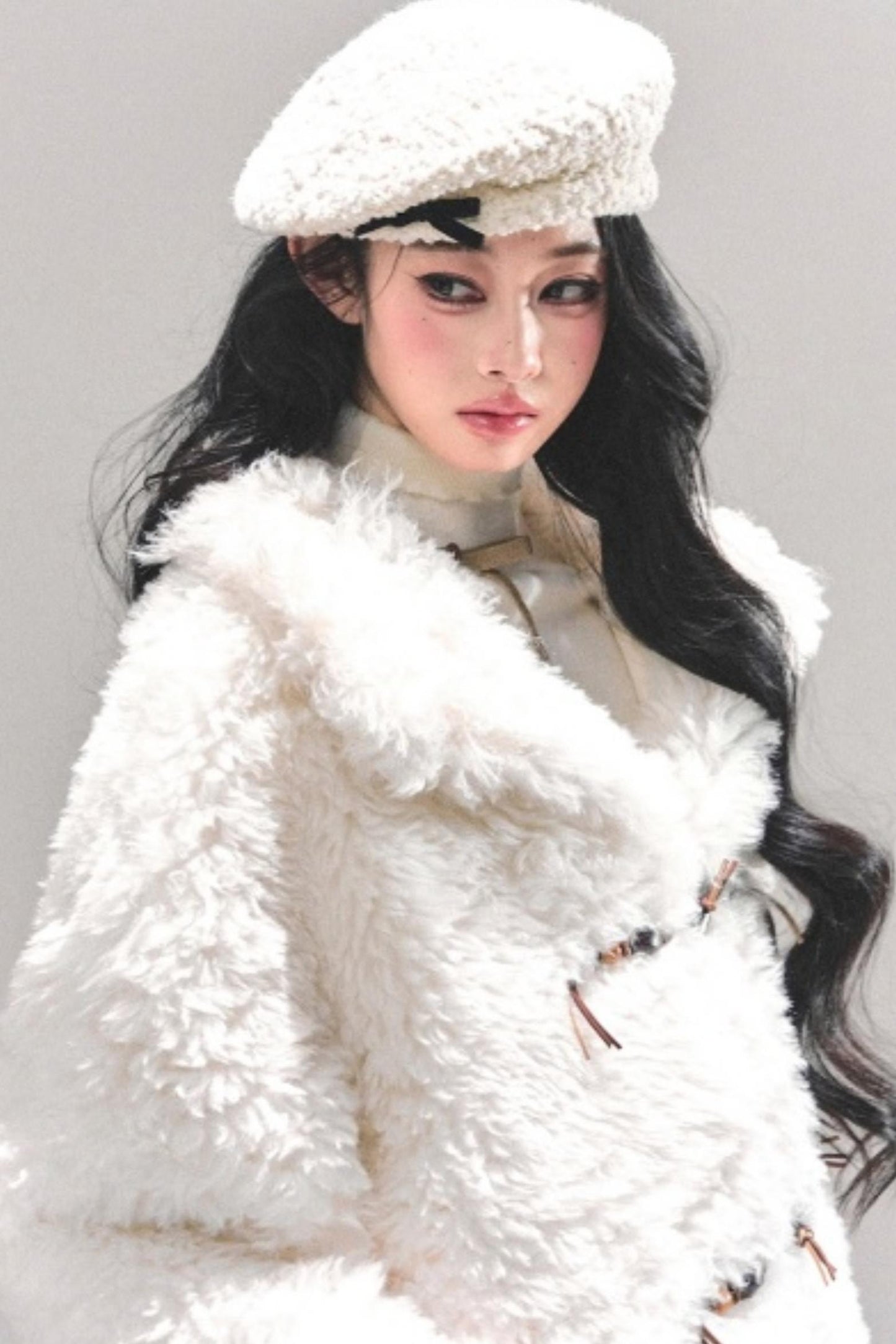 Soft Lamb Fur Winter Coat