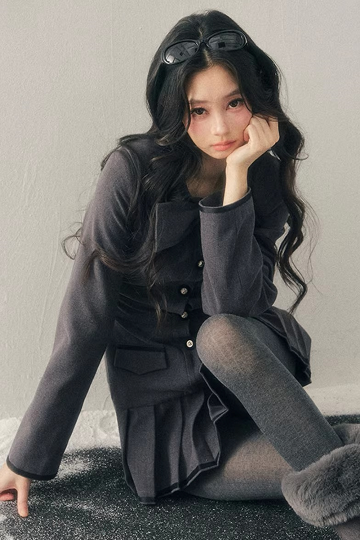 Delicia Pleated Winter Dress