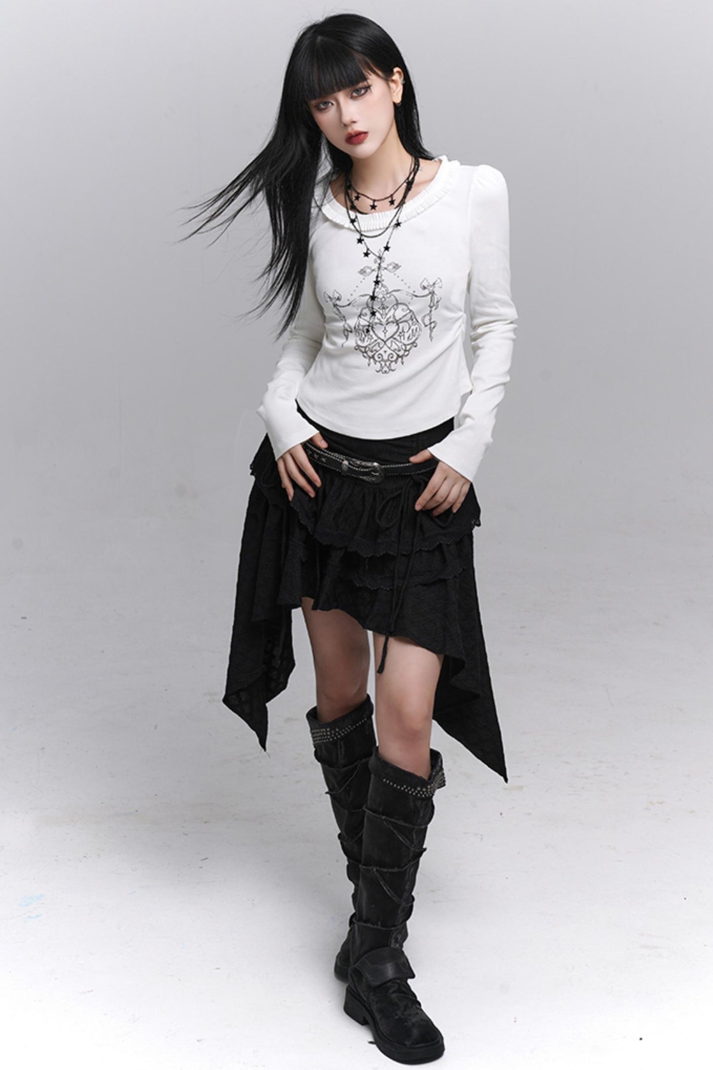 Beautiful Black A-Line Skirt