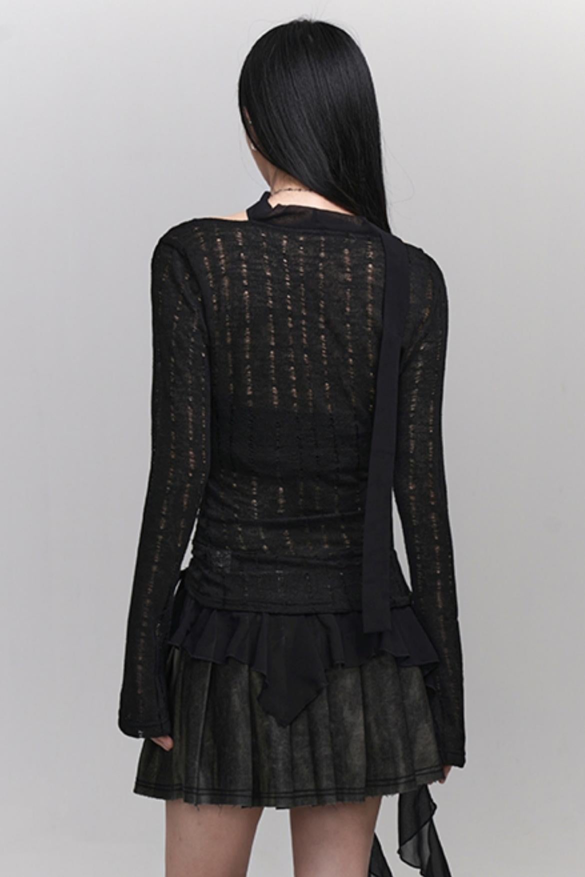 Haut en tricot d'automne précoce