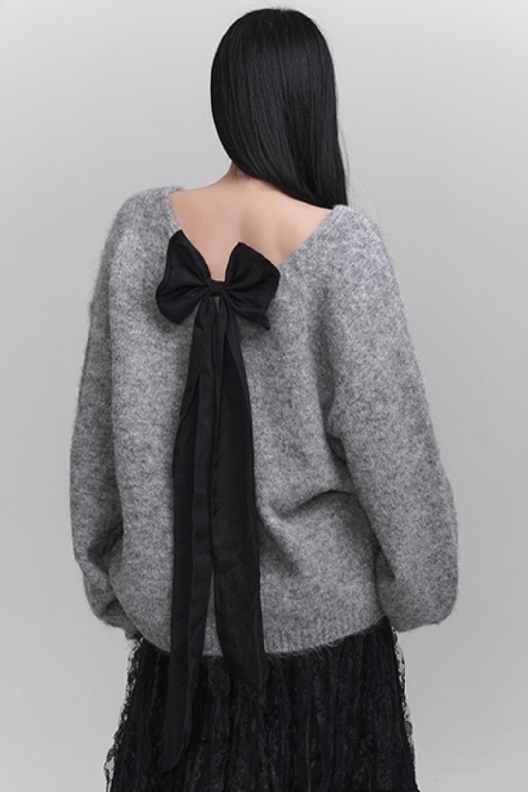 Haut en tricot rouge festif pour femmes