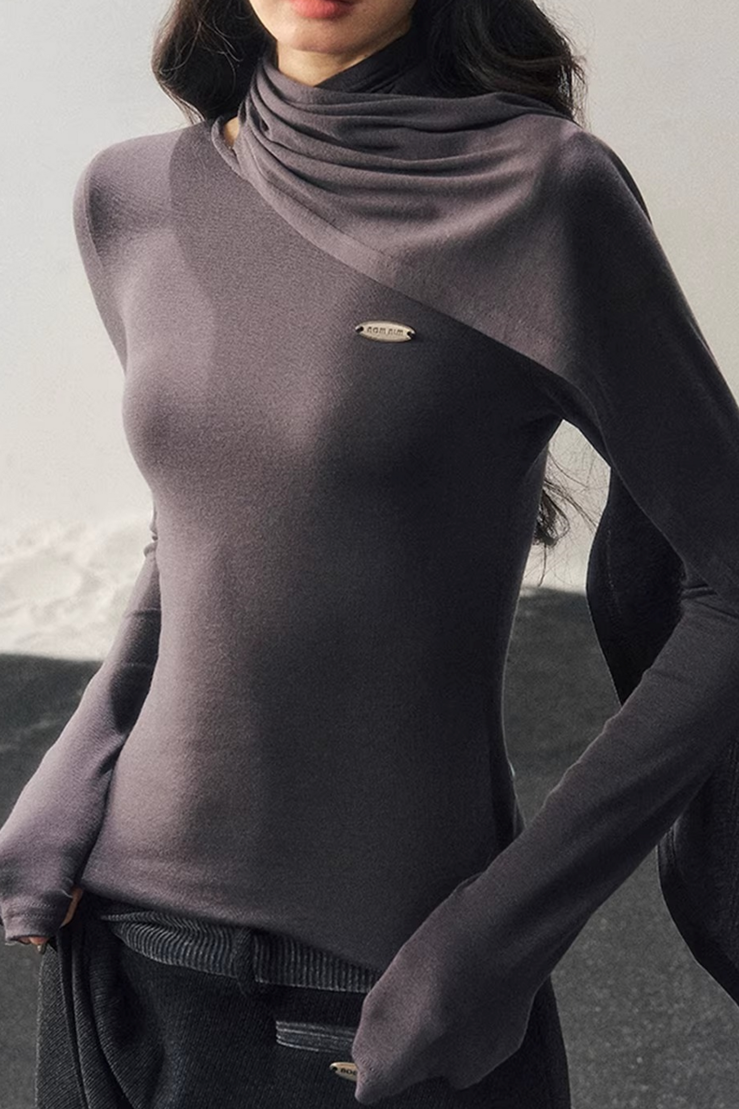 Long-Sleeved Wool Winter Top