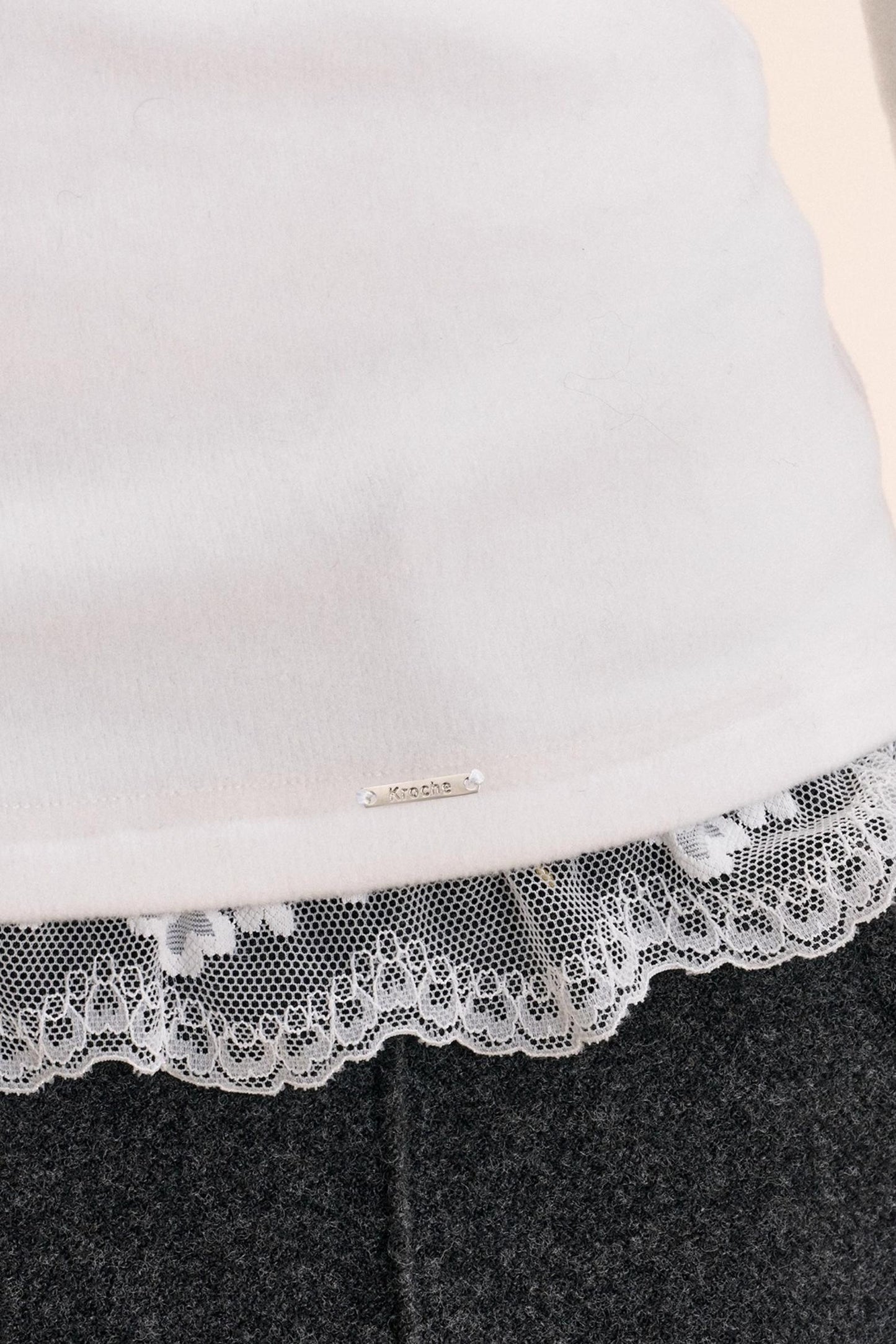 Romantic Lace Velvet Top