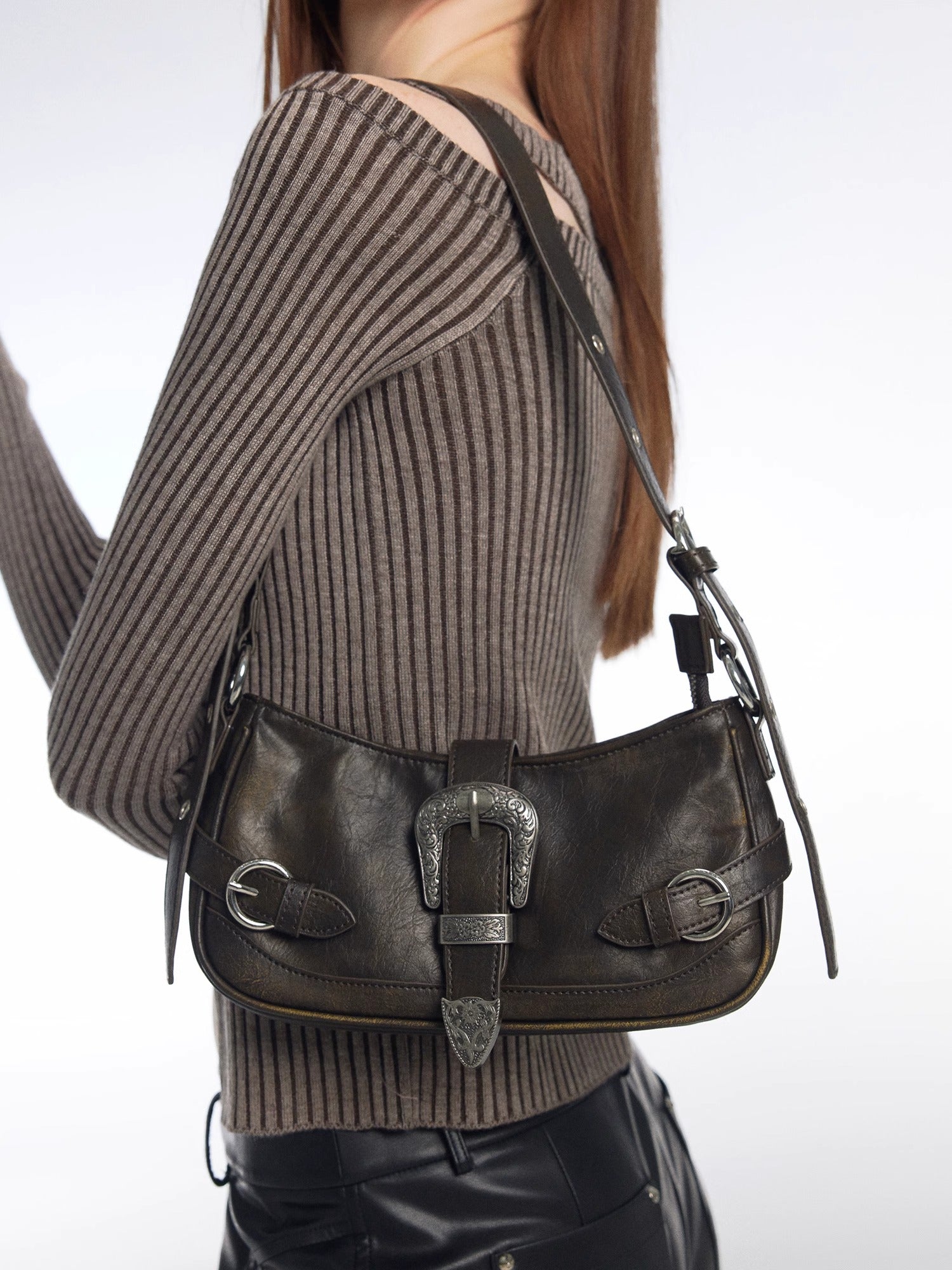 Large Capacity Woven Armpit Bag