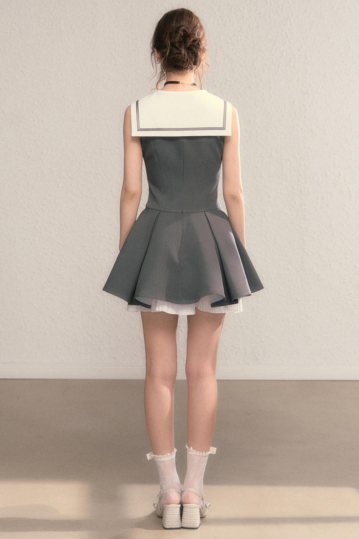 Gray Daughter Navy A-Line Dress