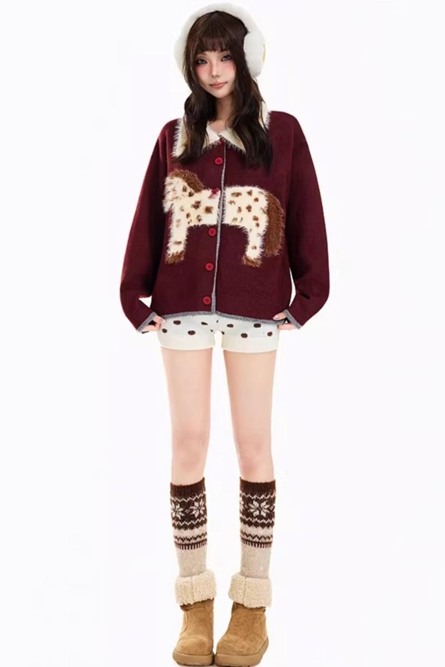 Patchwork Embroidered Knit Sweater
