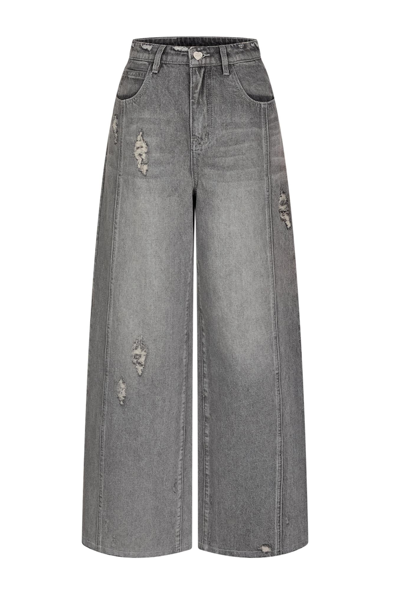 Memory Fragments Straight Jeans