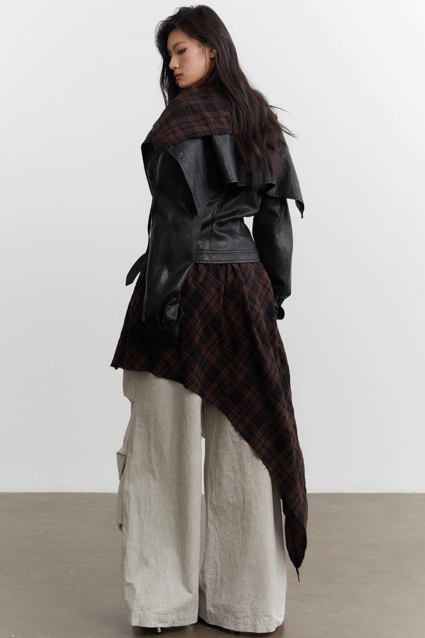 Urban Nomad Plaid PU Jacket