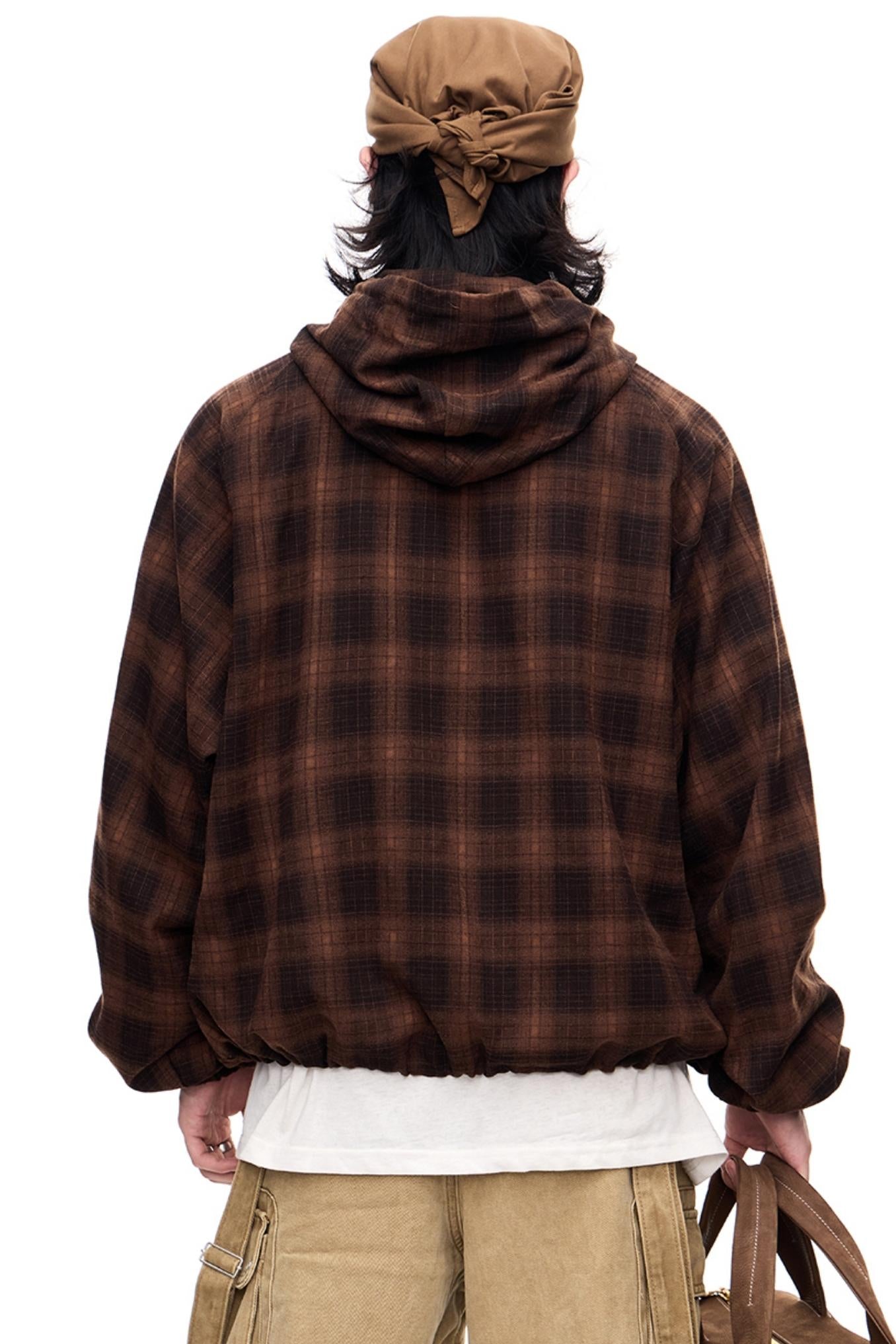 Drawstring Retro Baggy Sweatshirt