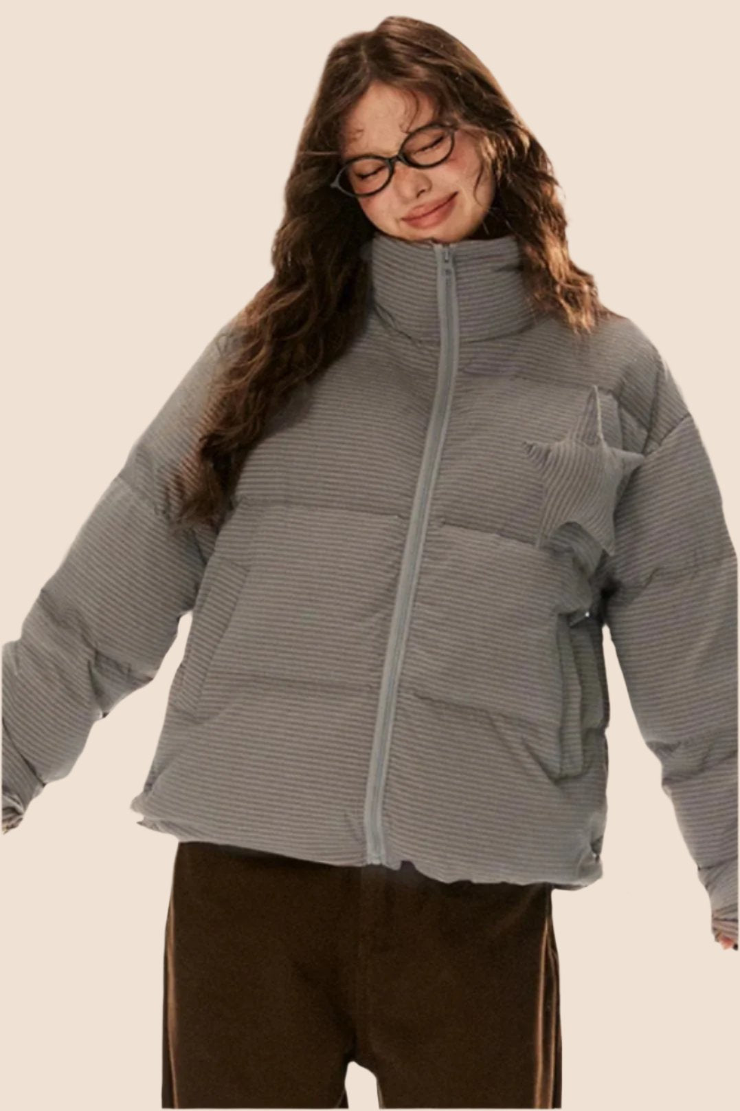 Short Warm Duck Down Jacket