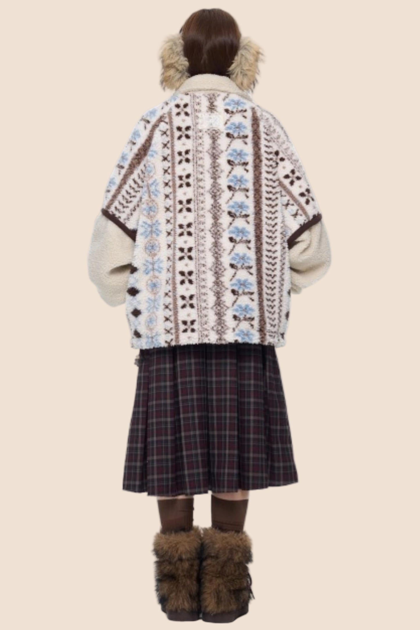 Ethnic Polar Fleece Jacket