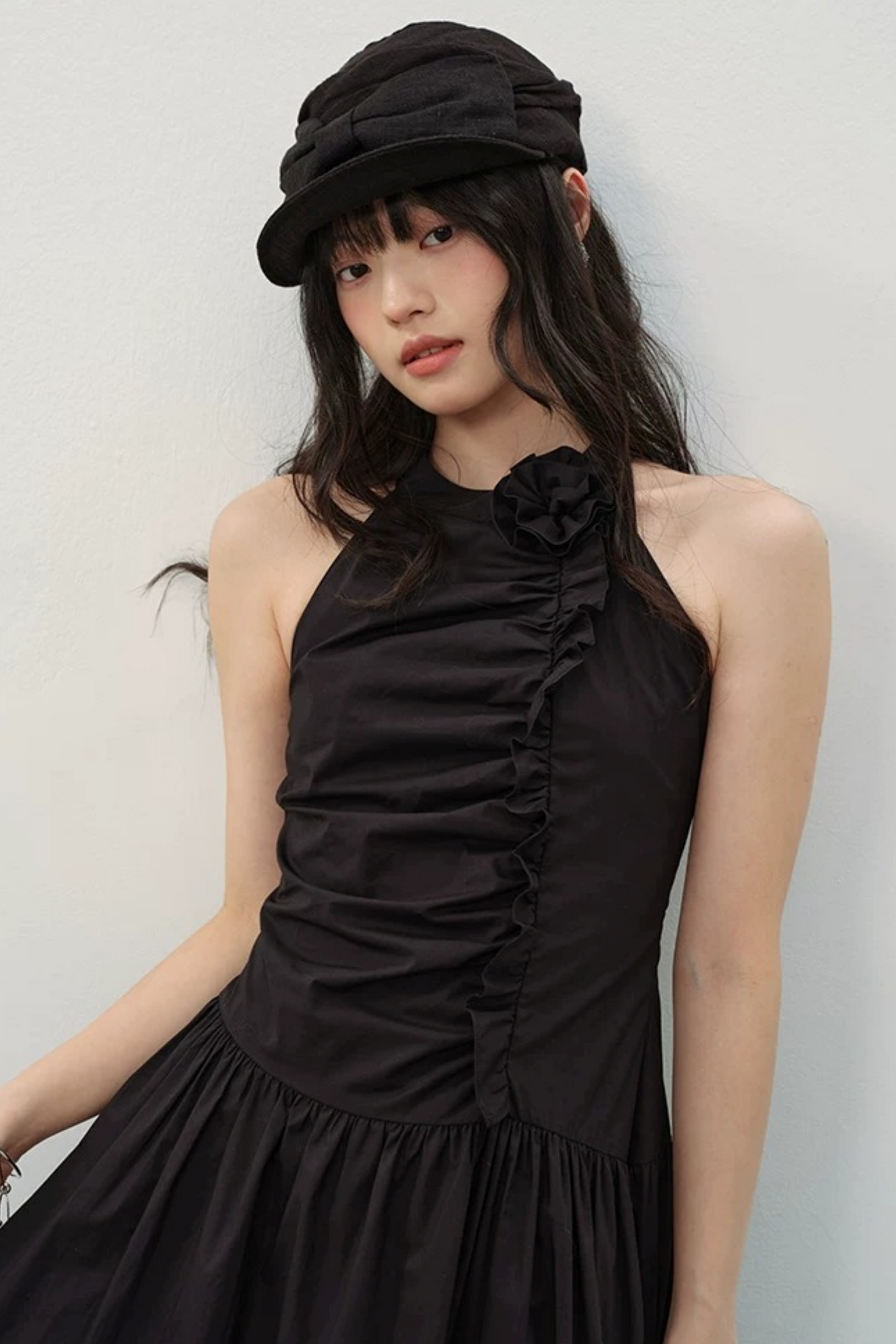 Dark Romanticism Halter Dress