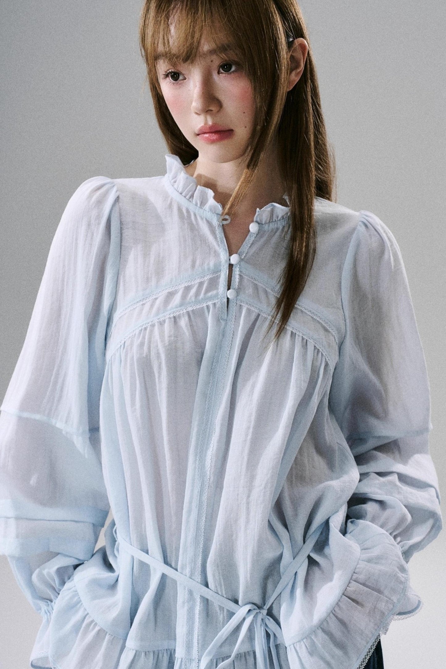 Symphony Acetate Flower Top