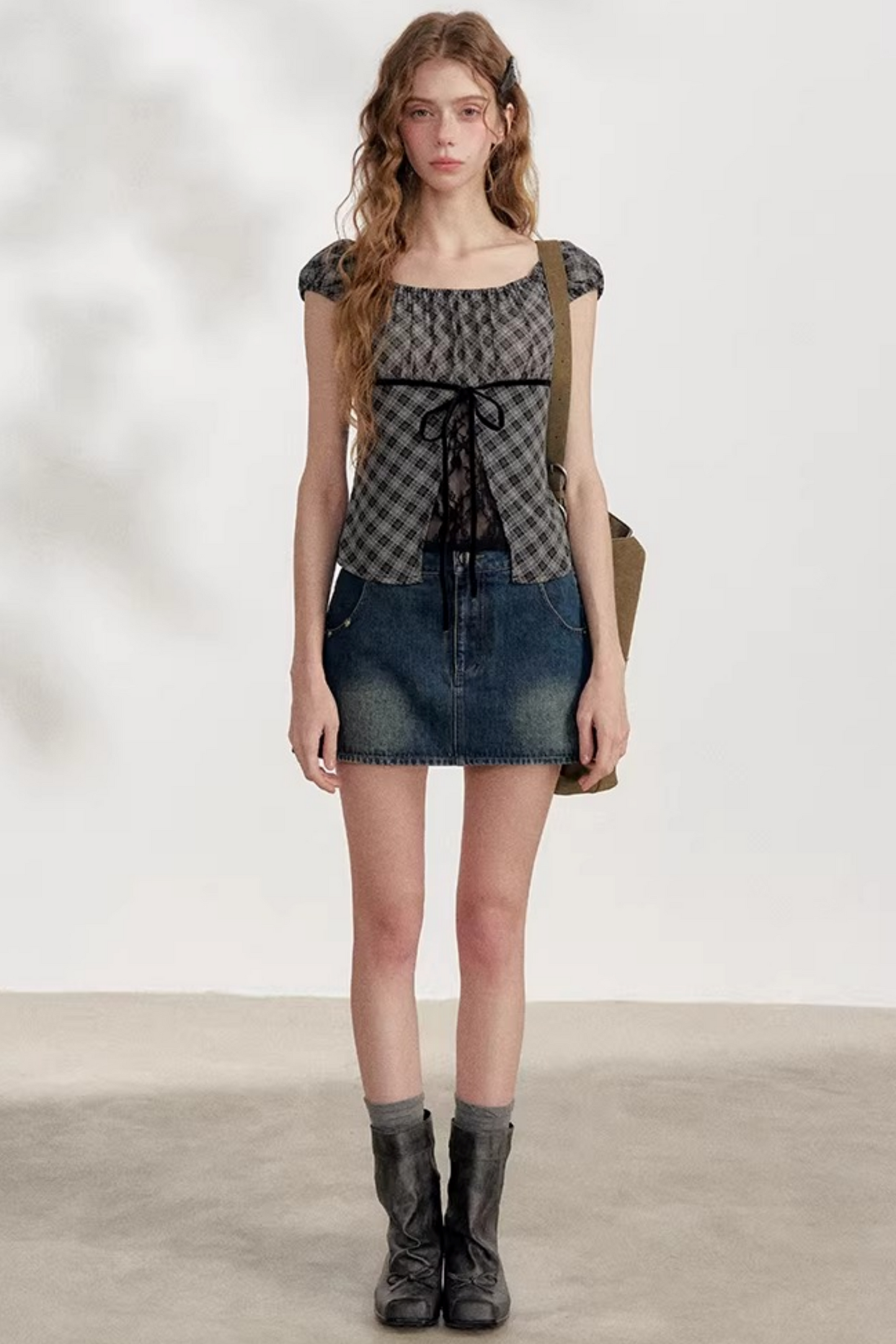 Black Diamond Chiffon Blouse