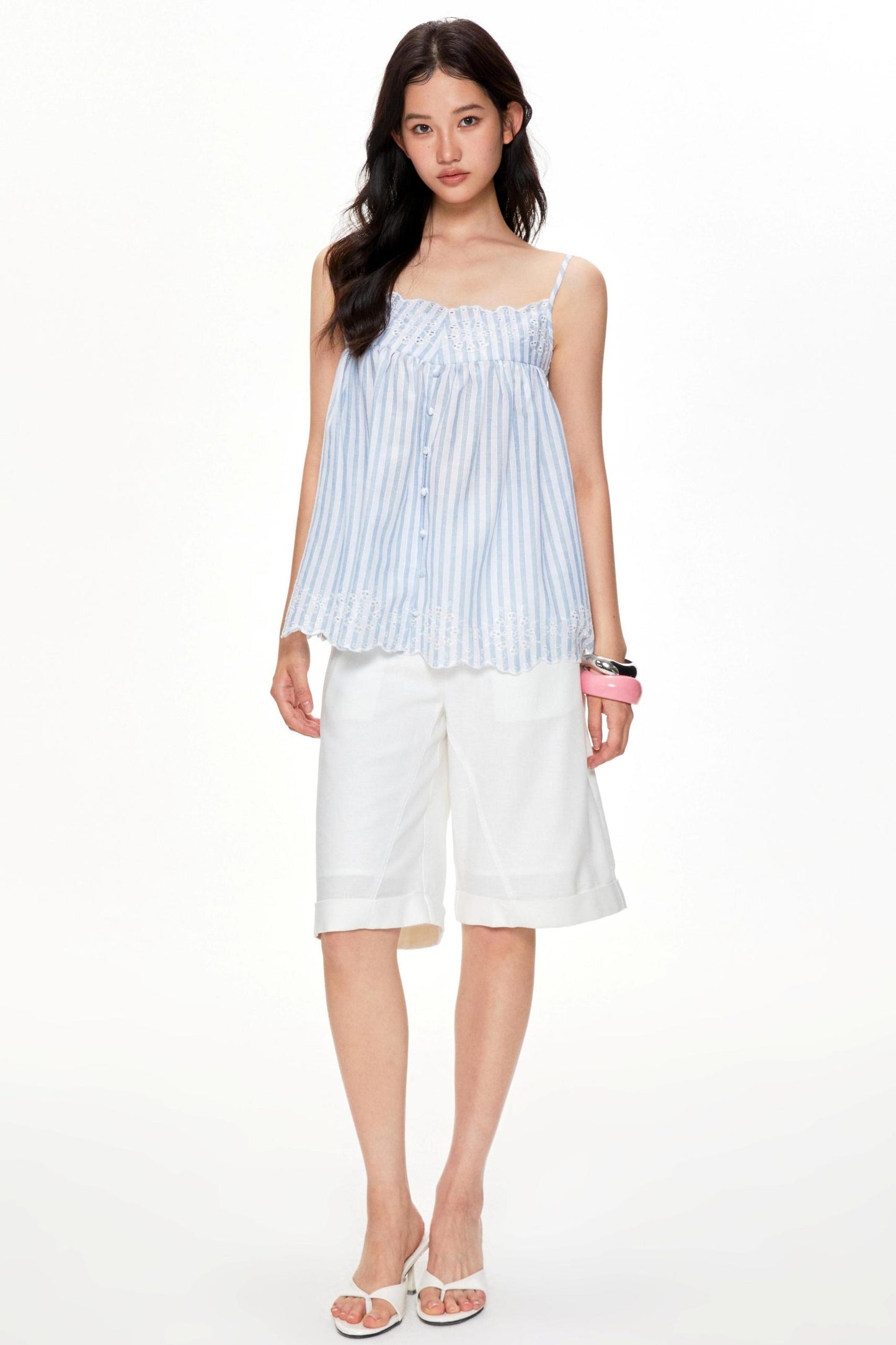 Summer Lace-Trimmed Camisole