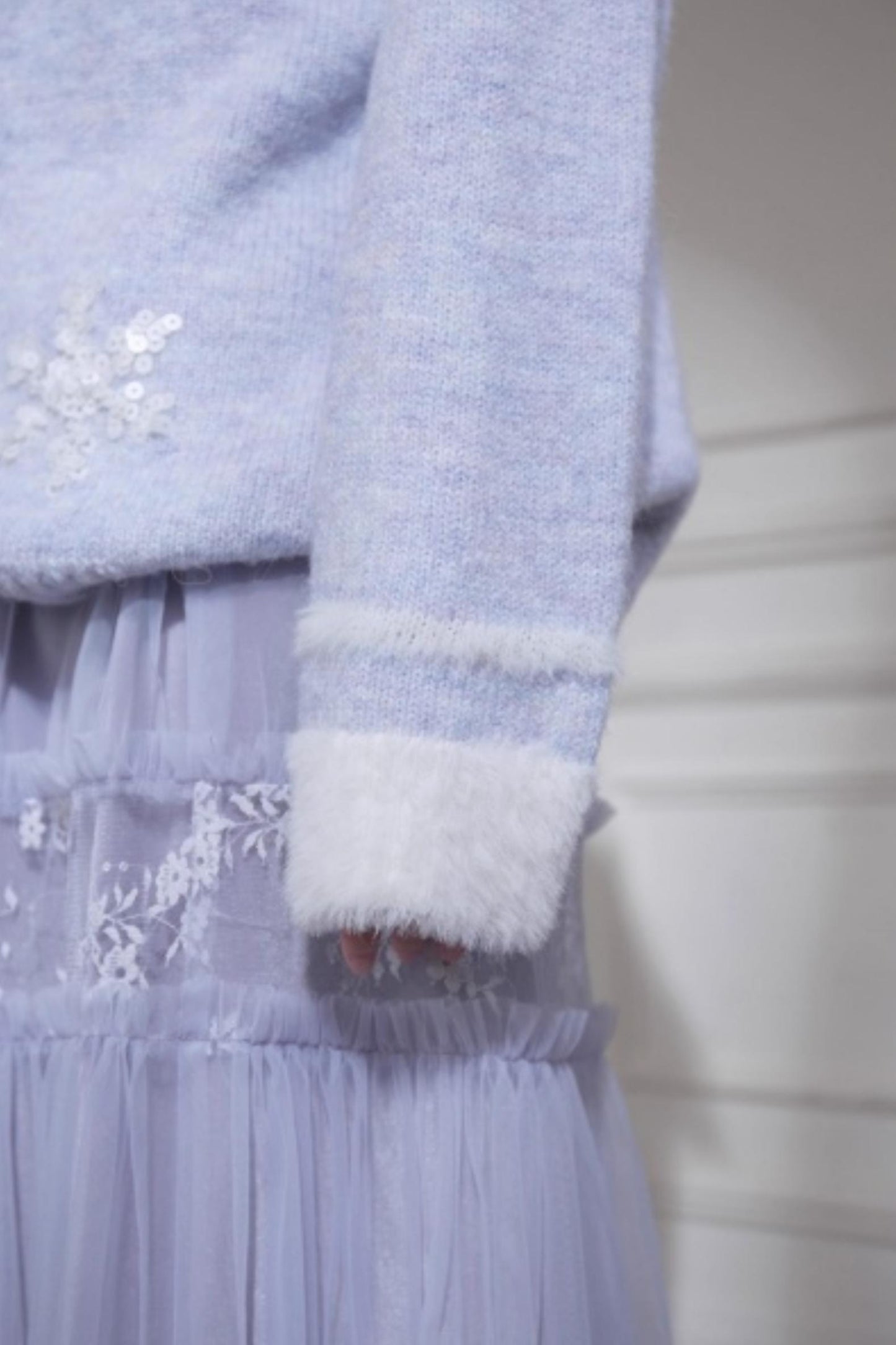 Layered Starlight Velvet Skirt