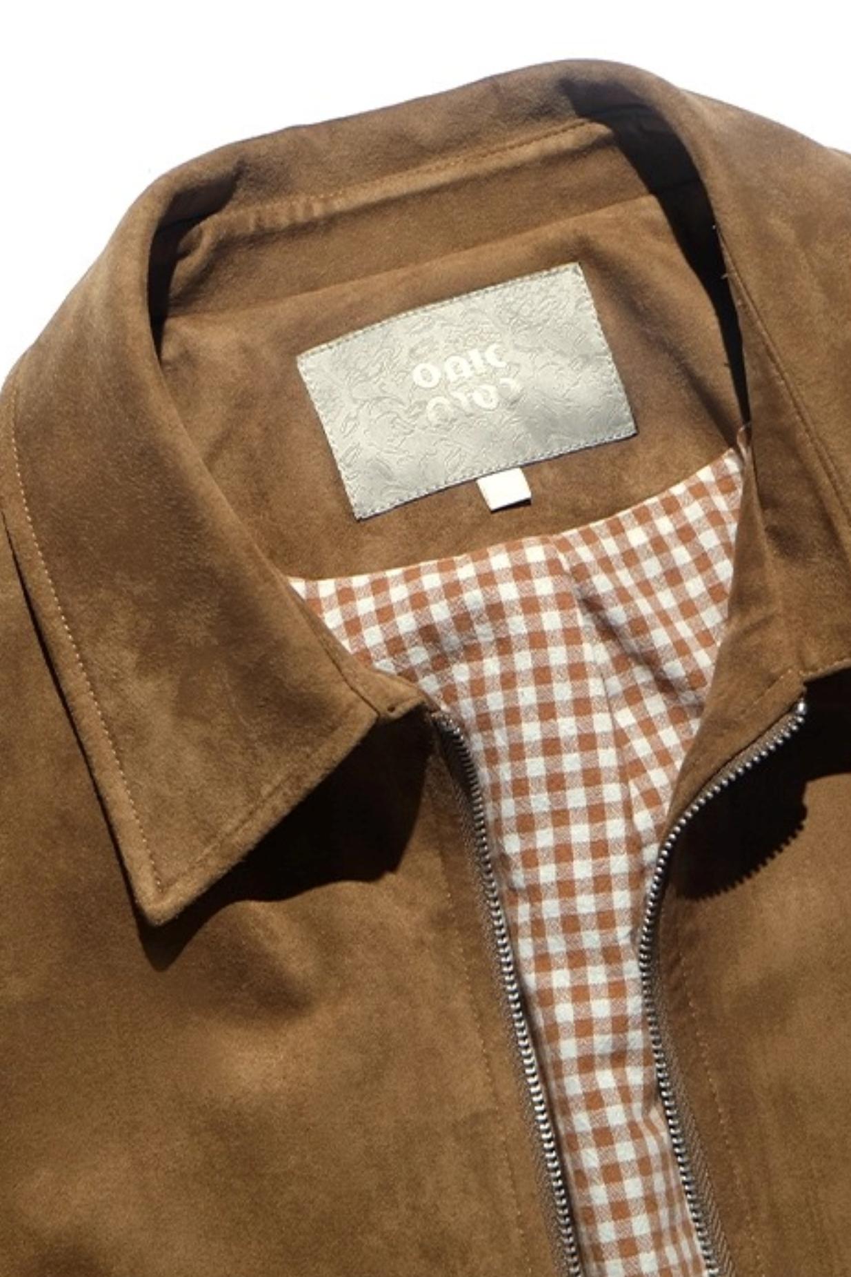 Suede Lapel Texture Short Jacket