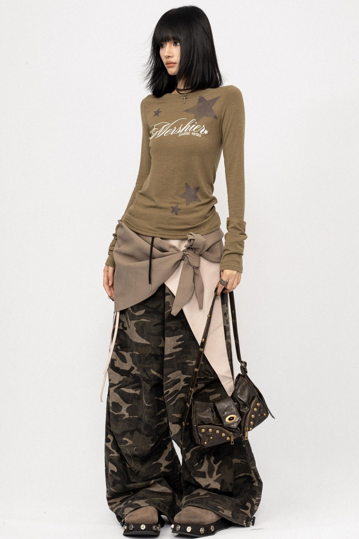 American Vintage Camouflage Cargo Pants