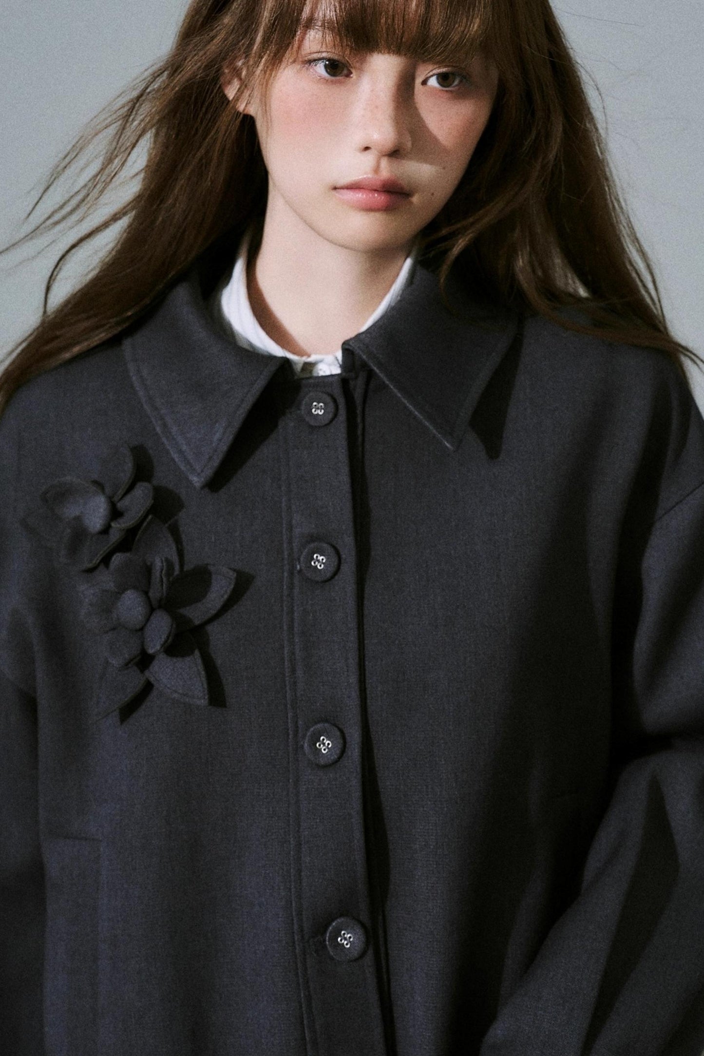 Forest Tencel Wool Trench Coat