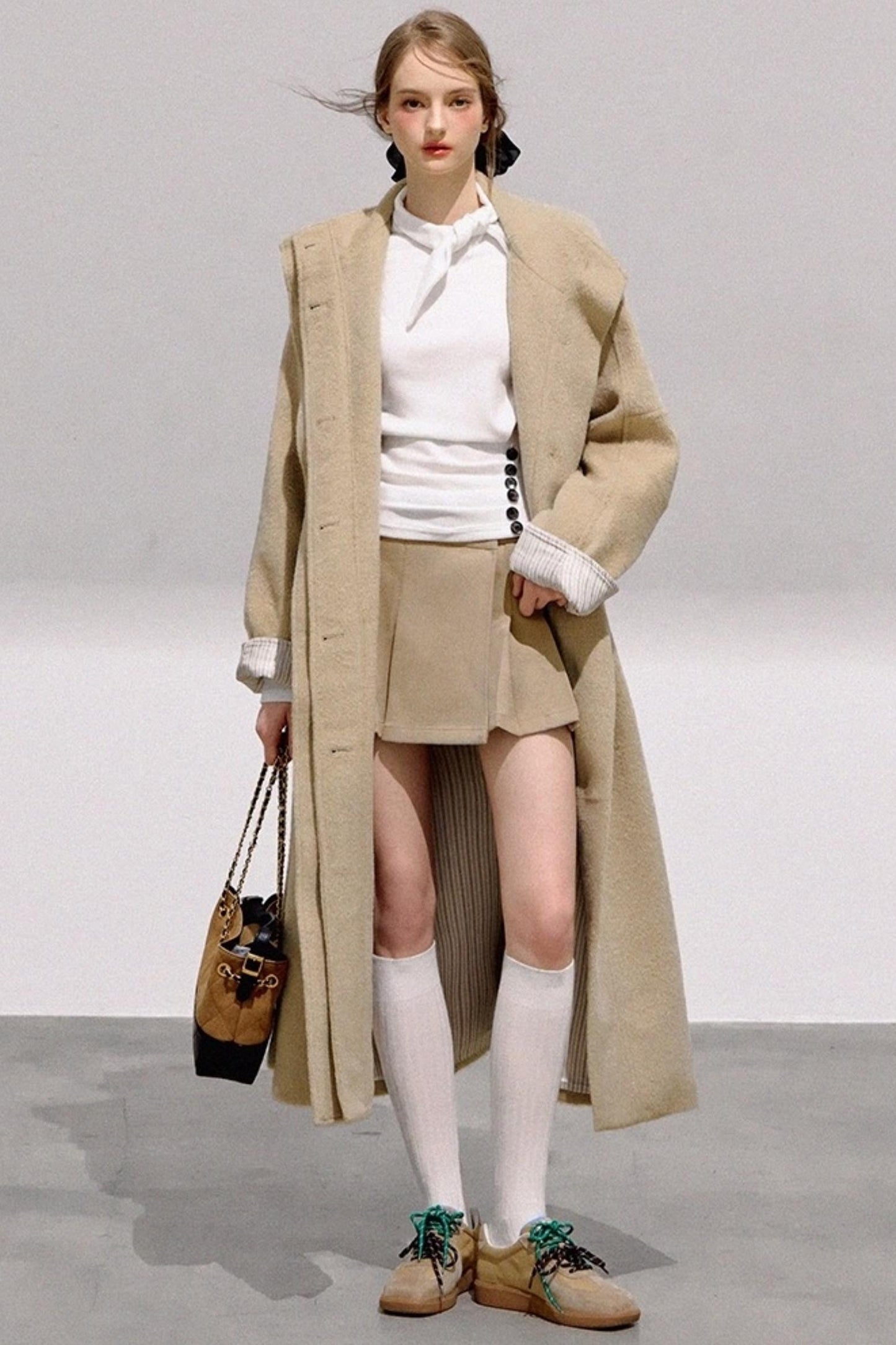 Versatile Pleated Tunic Knit Top