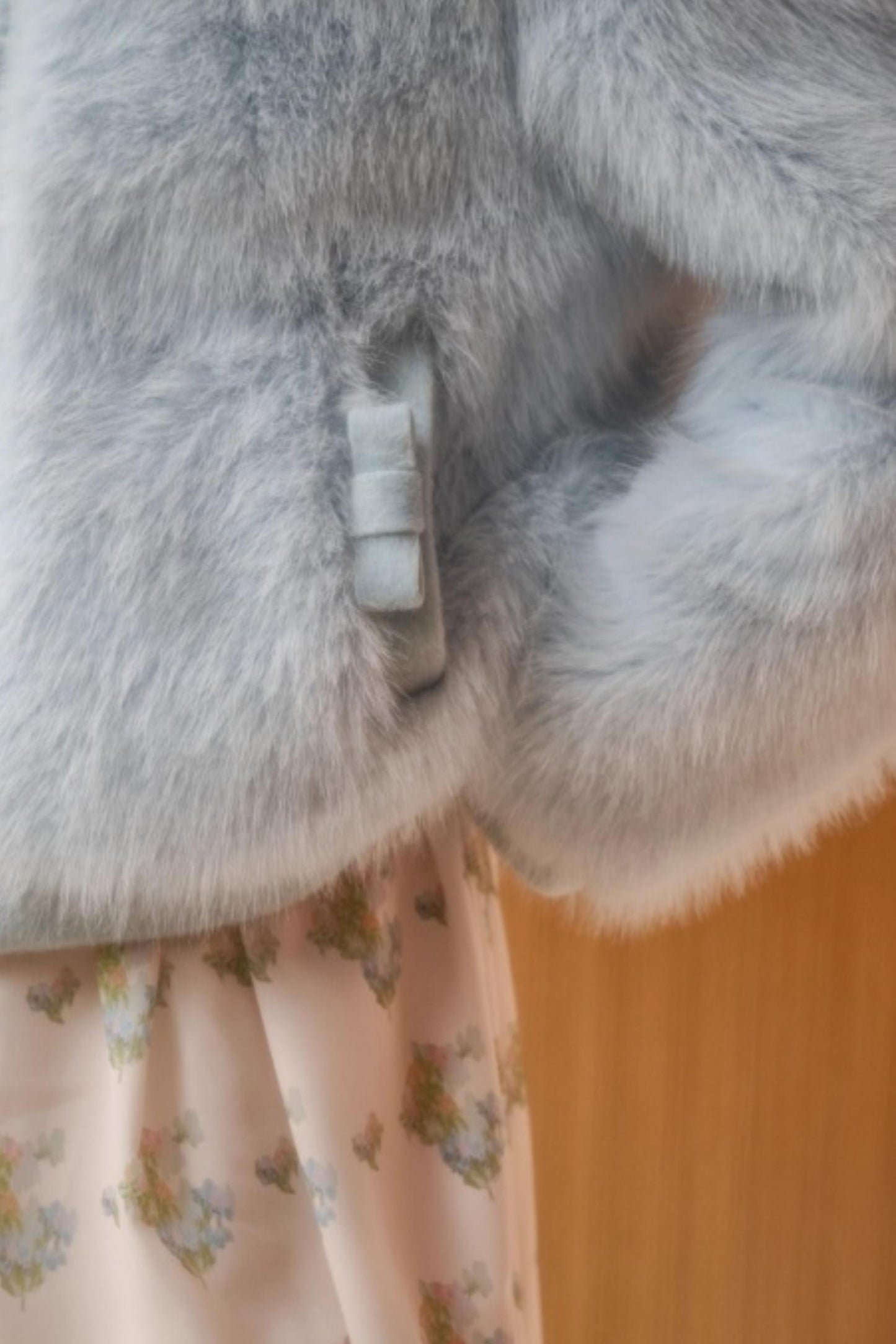 Baby Blue Fur Coat
