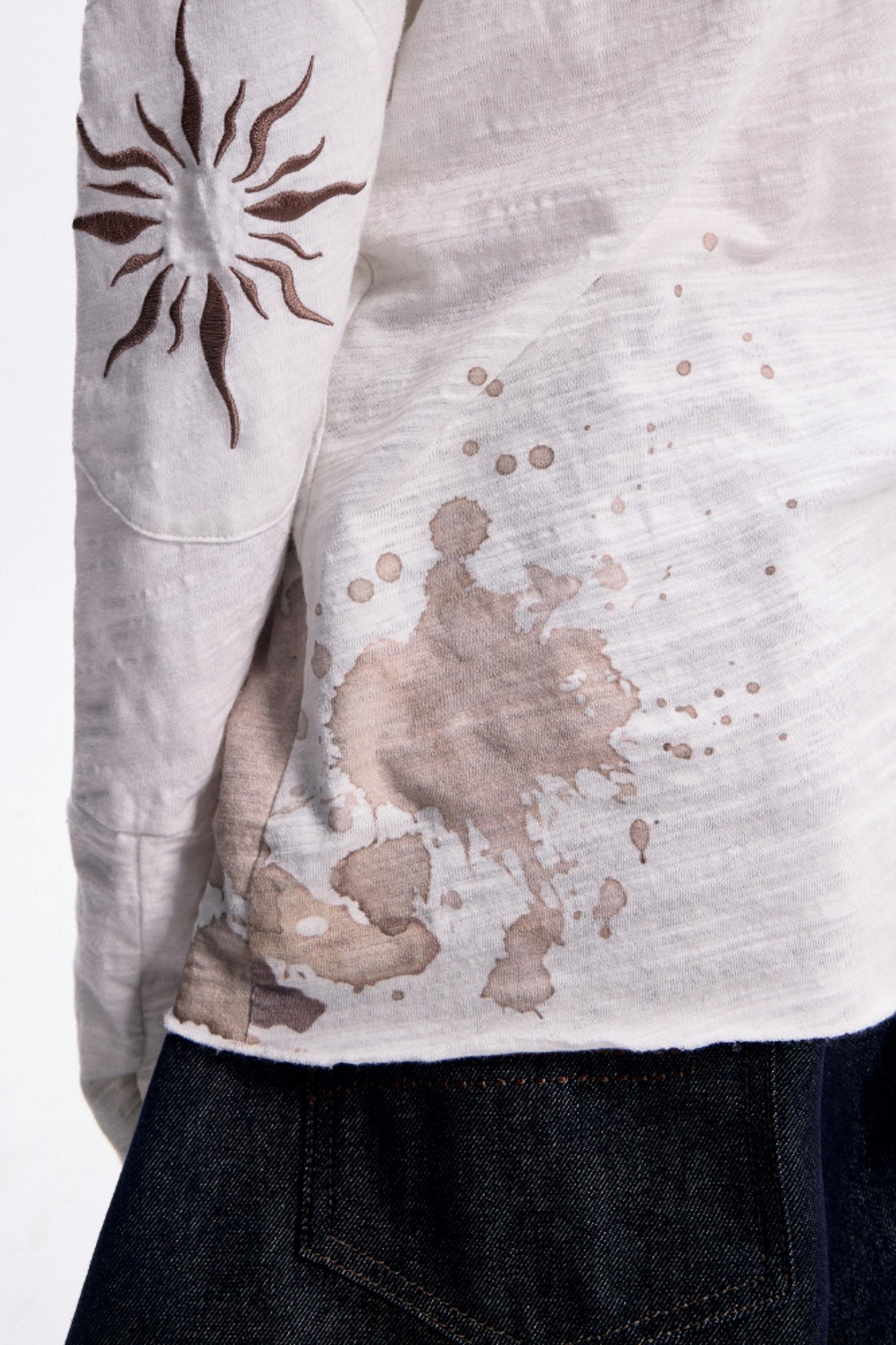 Vintage White Long Sleeve Tee