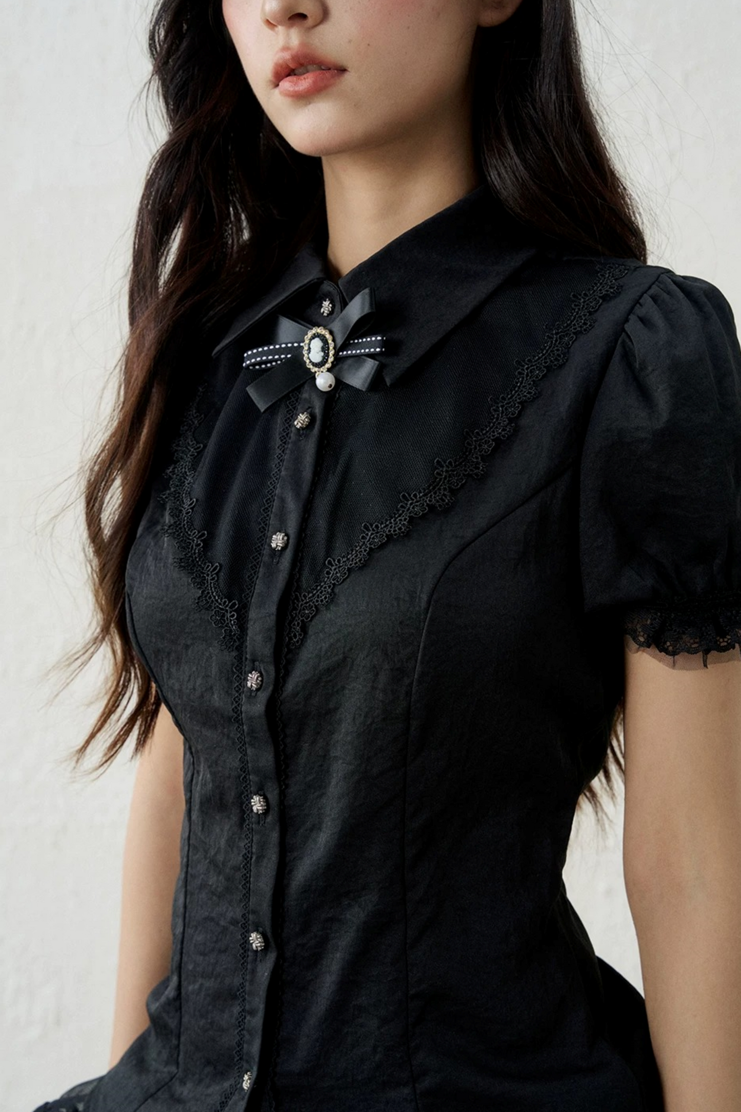 Ghost Girl Puff Sleeve Top