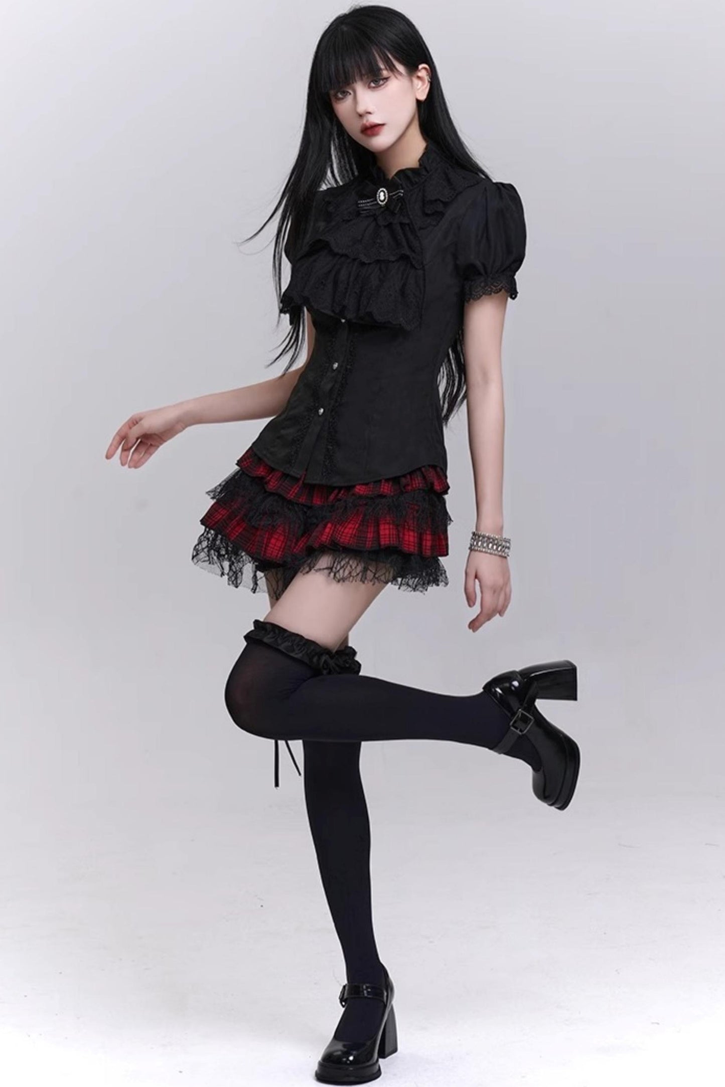 Gothic Ghost Black Shirt