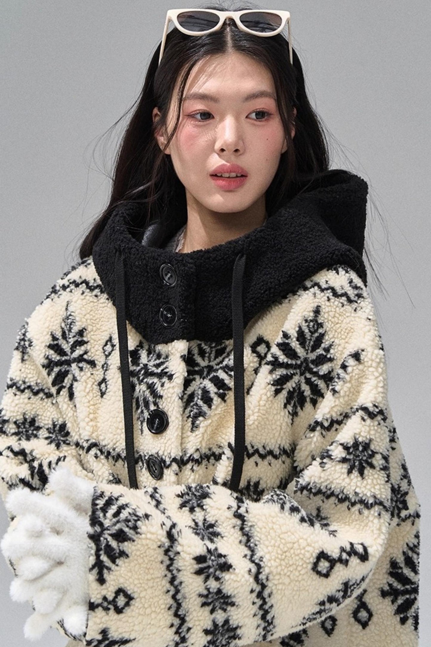 Thickened Hooded Fleece Jacket