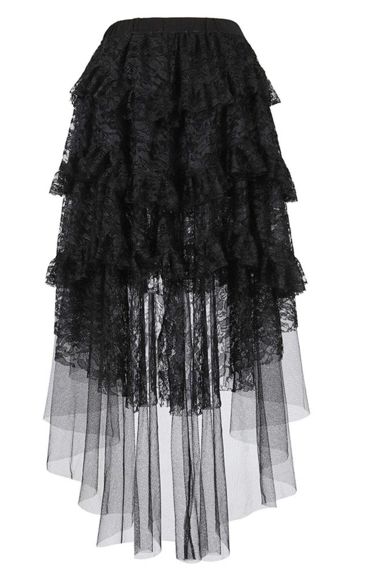 Gothic Lace Halter Skirt