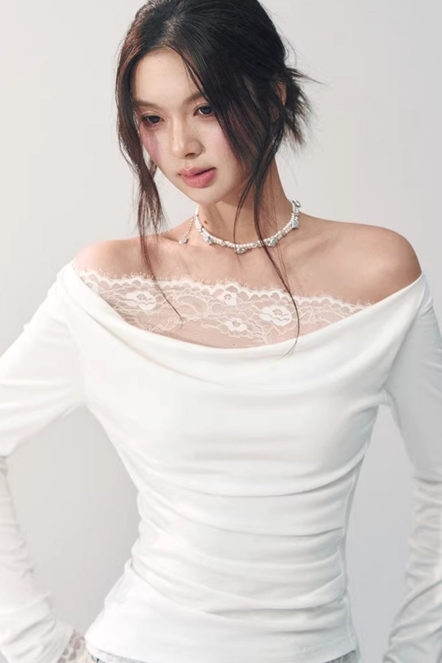 Lace Off-Shoulder Top