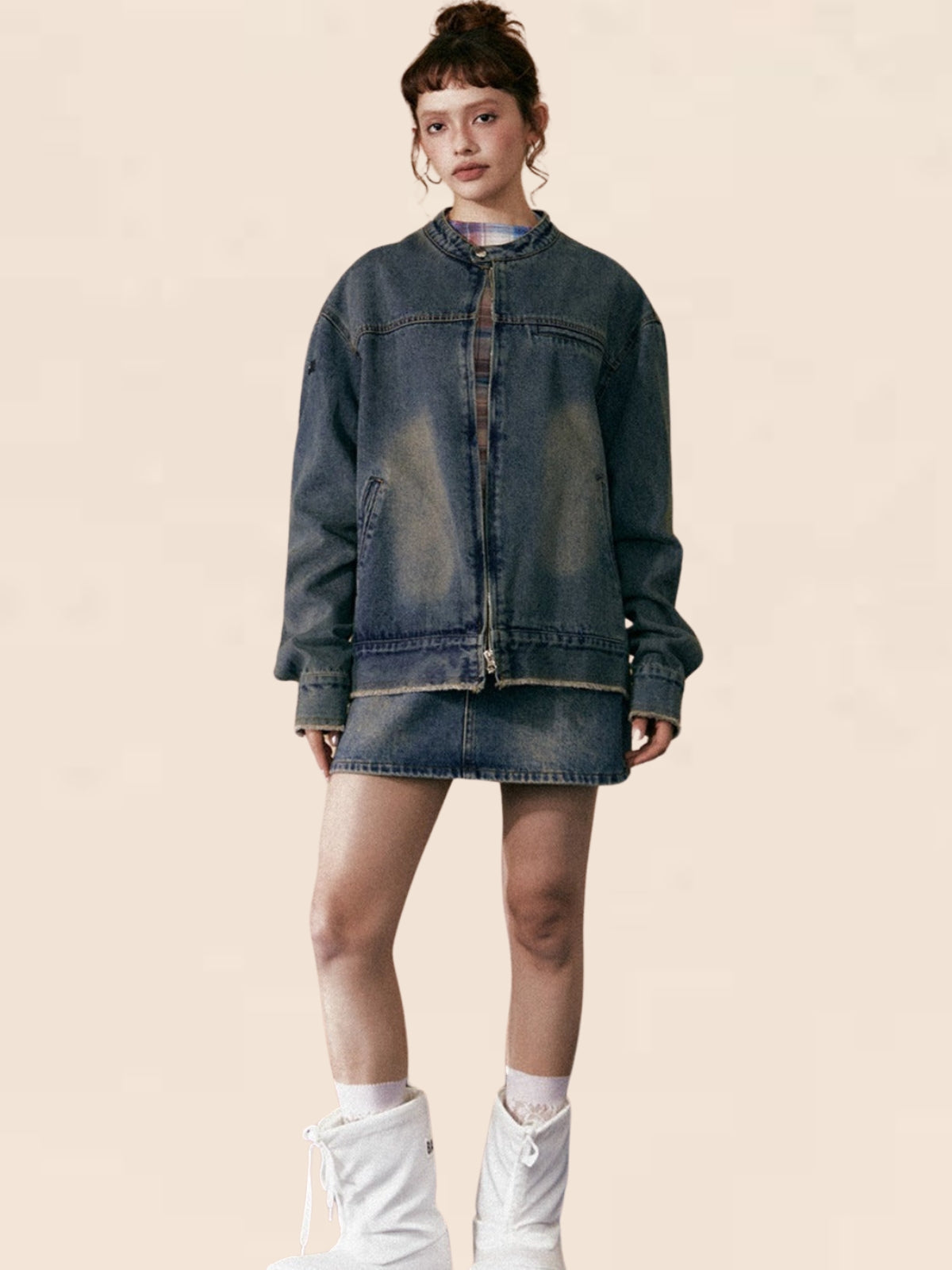 디스트로이드 루즈핏 재킷