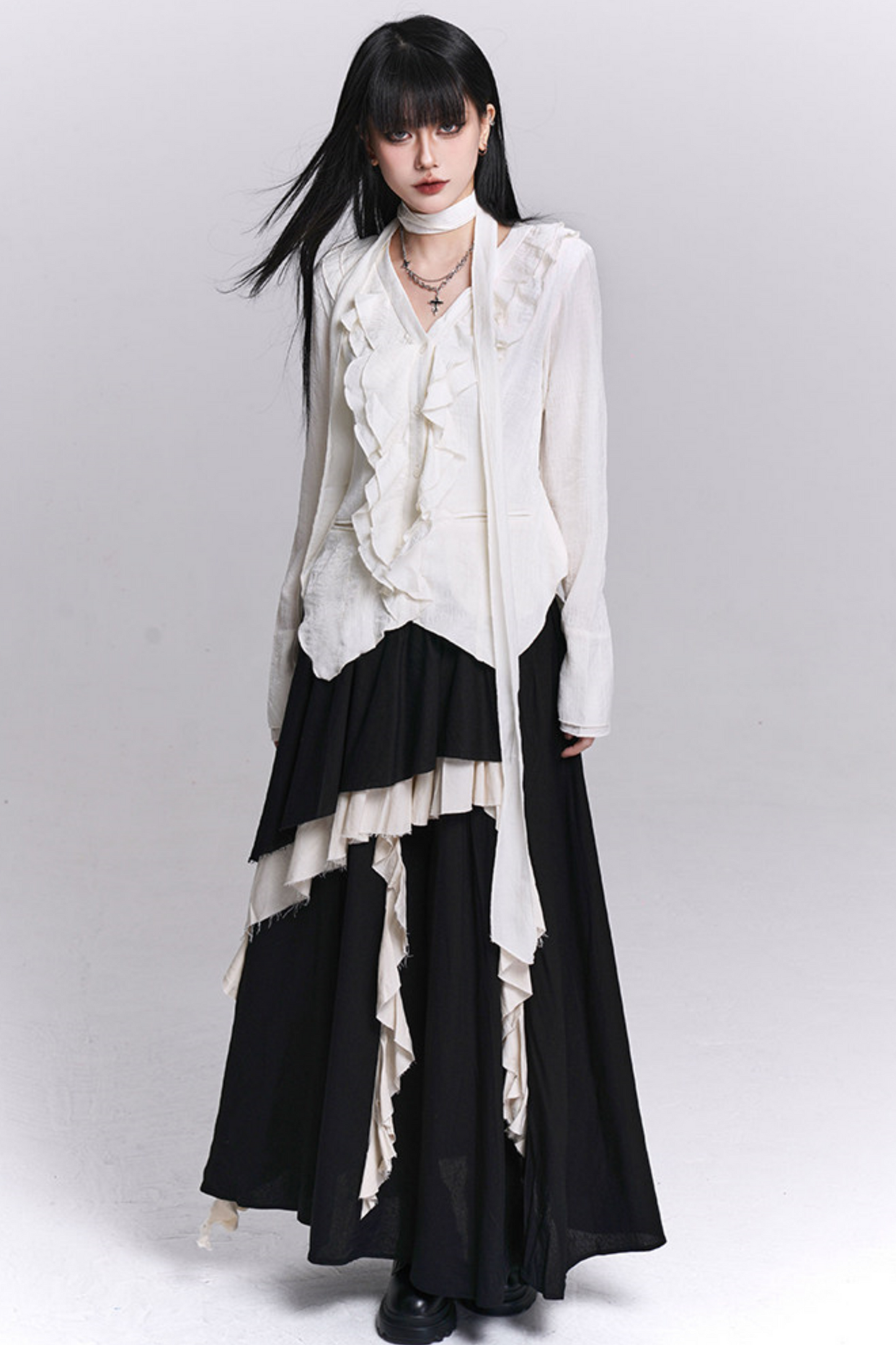 Black Ghostly Top Set