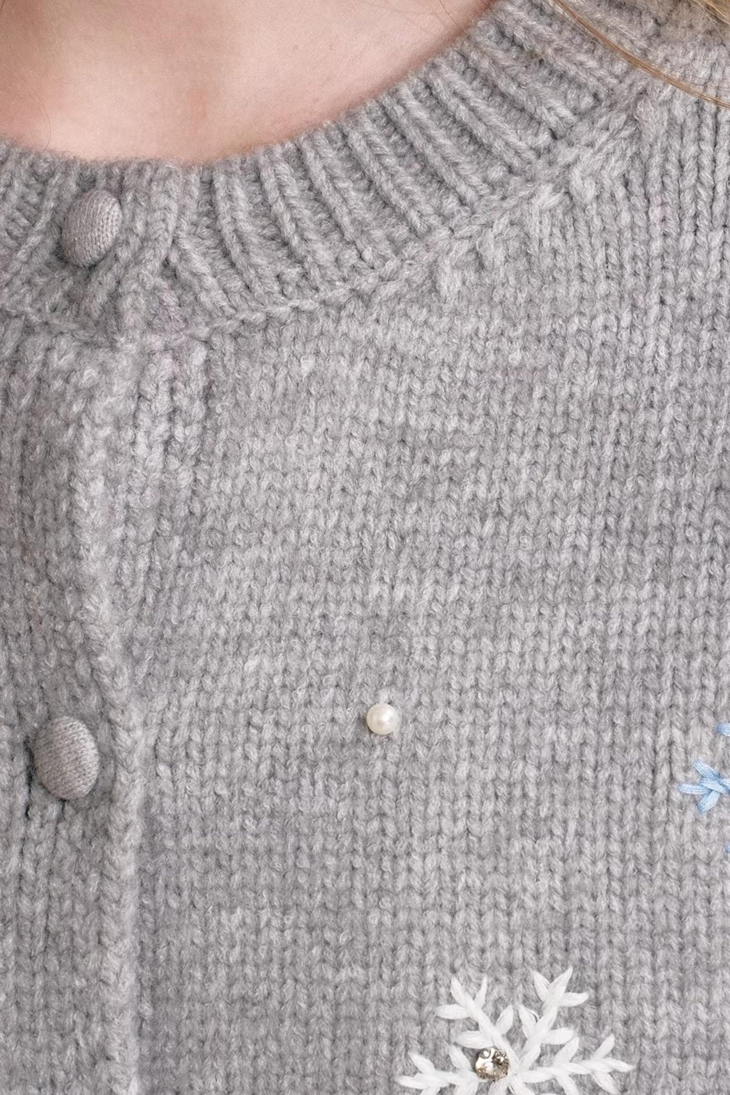 Snowflake Crochet Cardigan