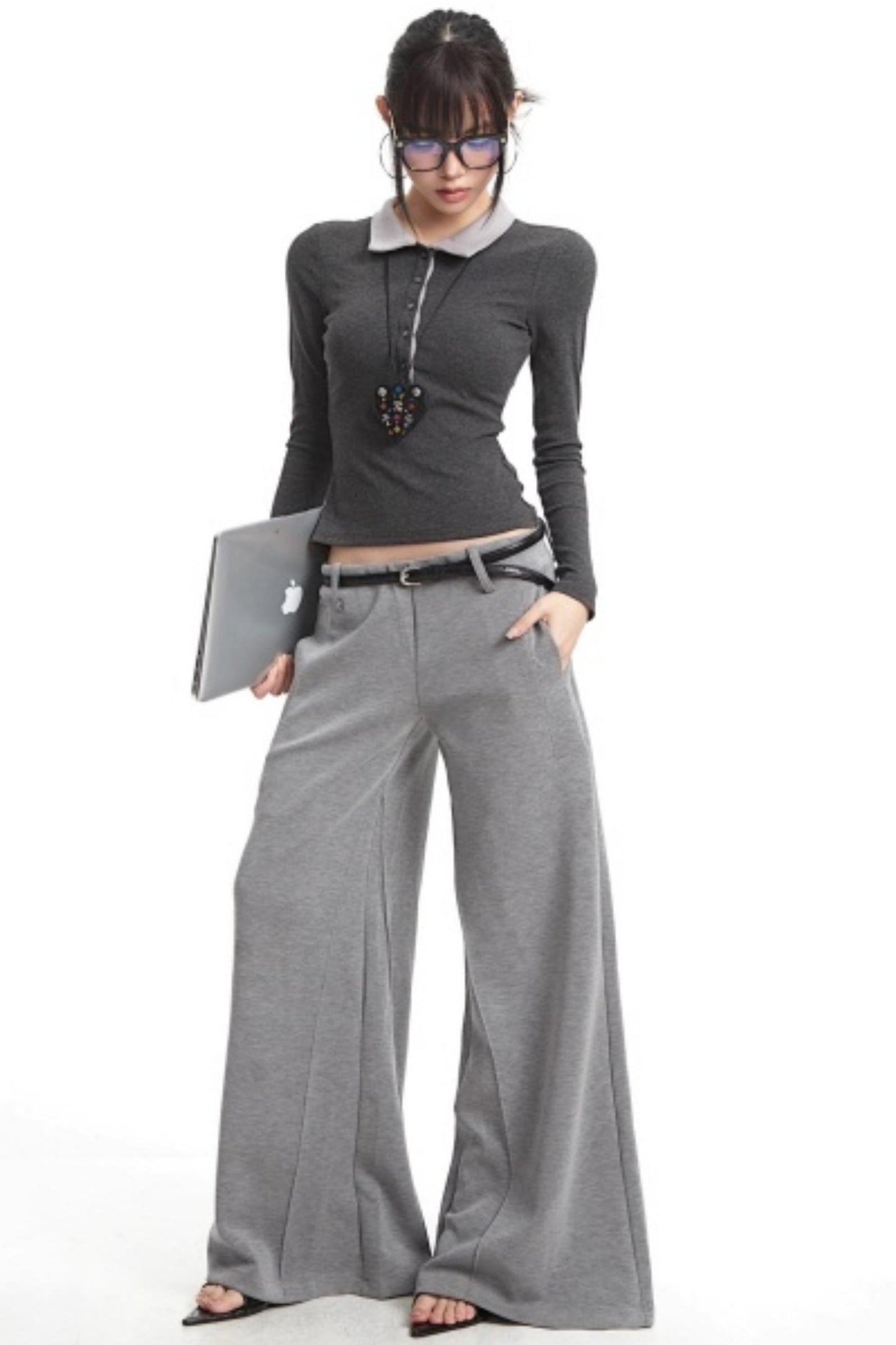 Retro Light Gray Sweatpants