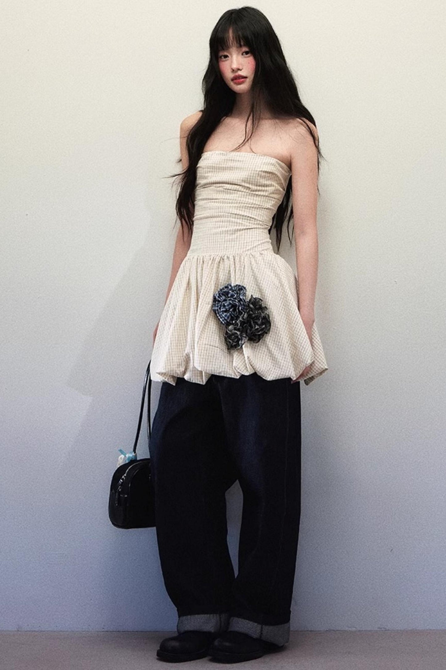 Apricot Floral Sheath Dress