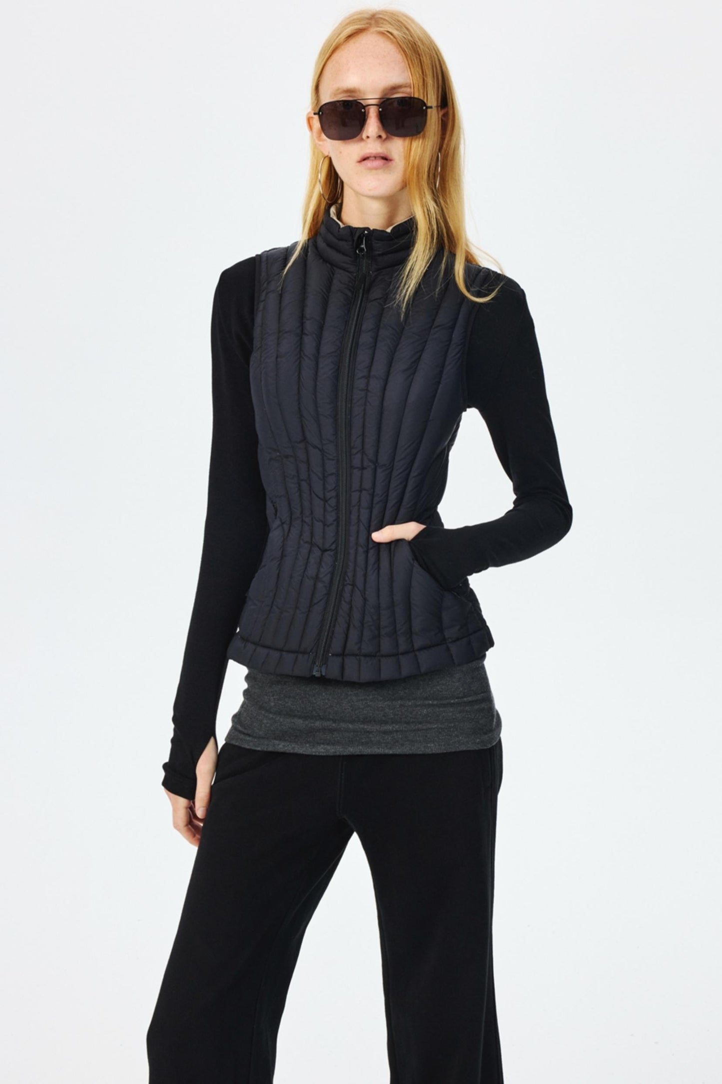 Winter Fleece High-Waisted Flared Pants